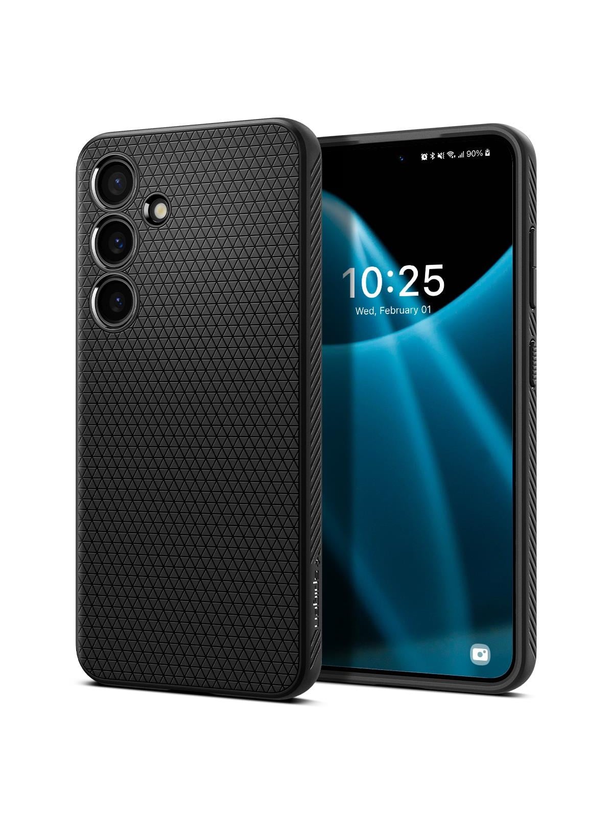 Spigen Liquid Air - Matte Black - Samsung Galaxy S24 - Handys Cover Cases - Acs07347