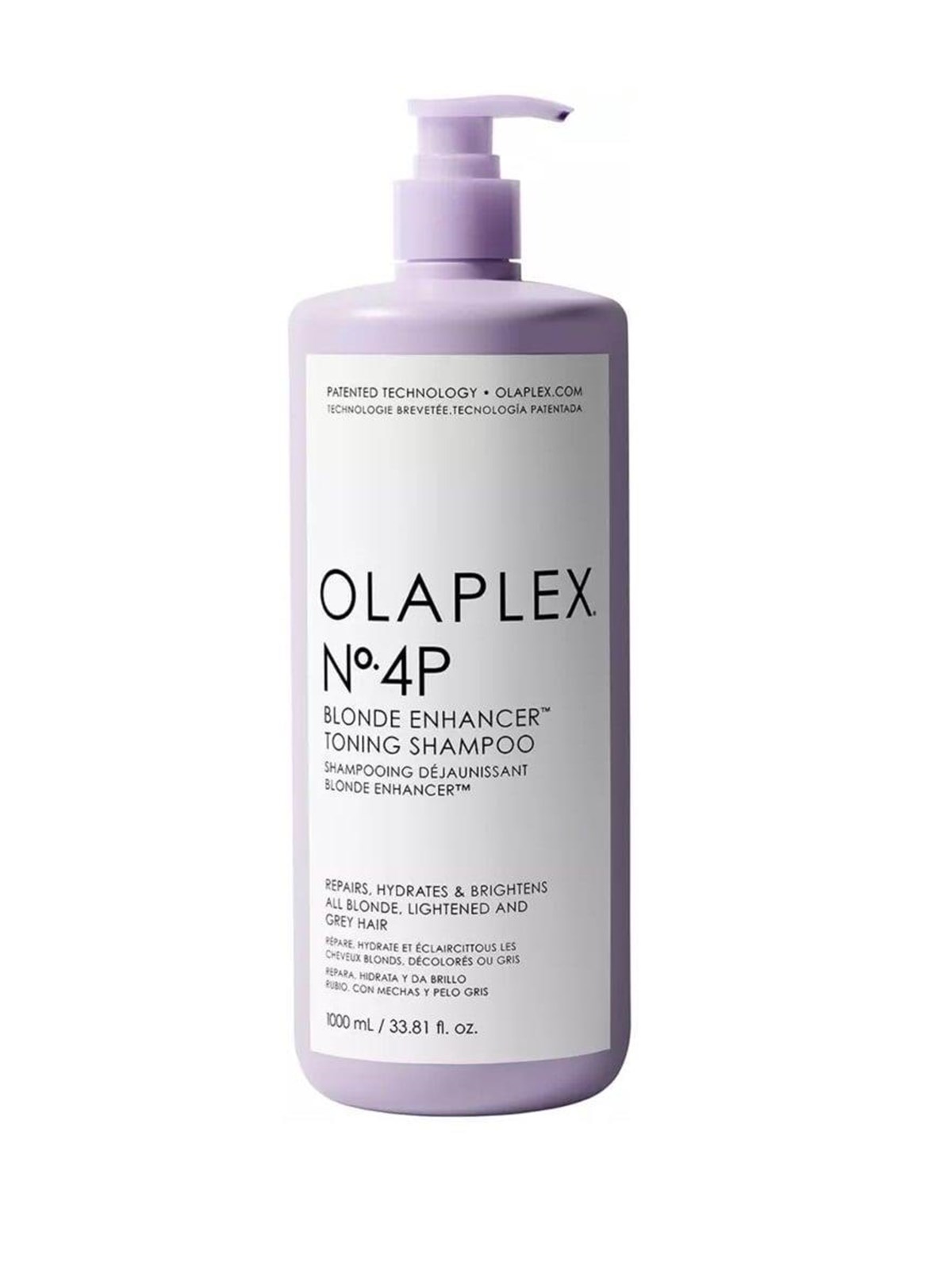 Olaplex NO. 4P Blonde Enhancer Toning Shampoo 1000 ml - Haircare - 0850045076061