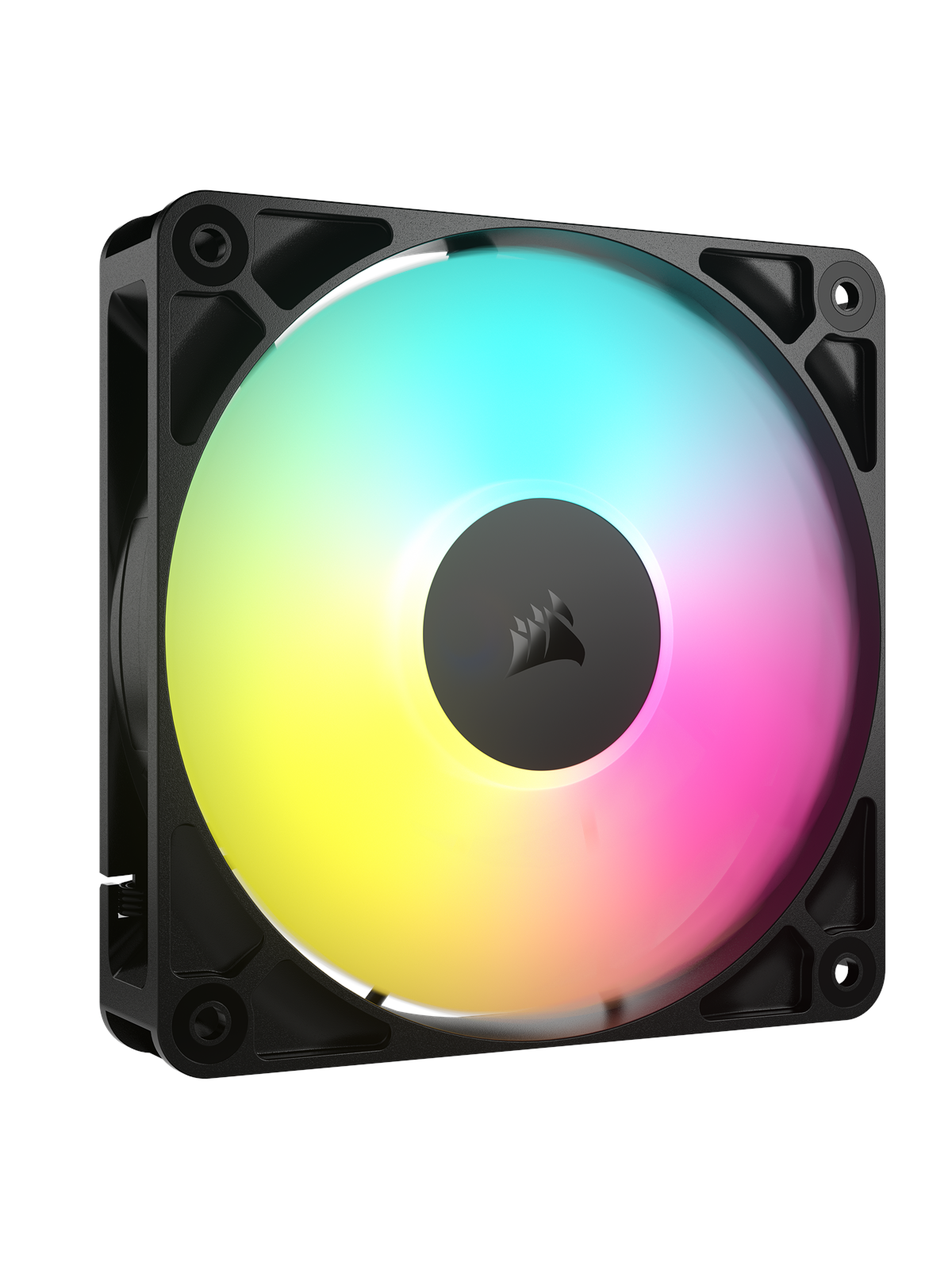 Corsair Rs120 Argb - Gehäuselüfter - 120mm - Schwarz Mit Rgb Led - 36 Dba - Gehaeuseluefter - Co-9050180-ww