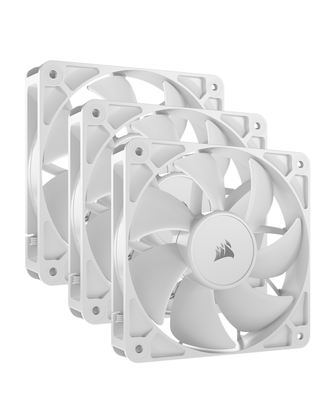 Corsair Rs120 - 3-pack - Gehäuselüfter - 120mm - Weiß - 36 Dba - Gehaeuseluefter - Co-9050193-ww