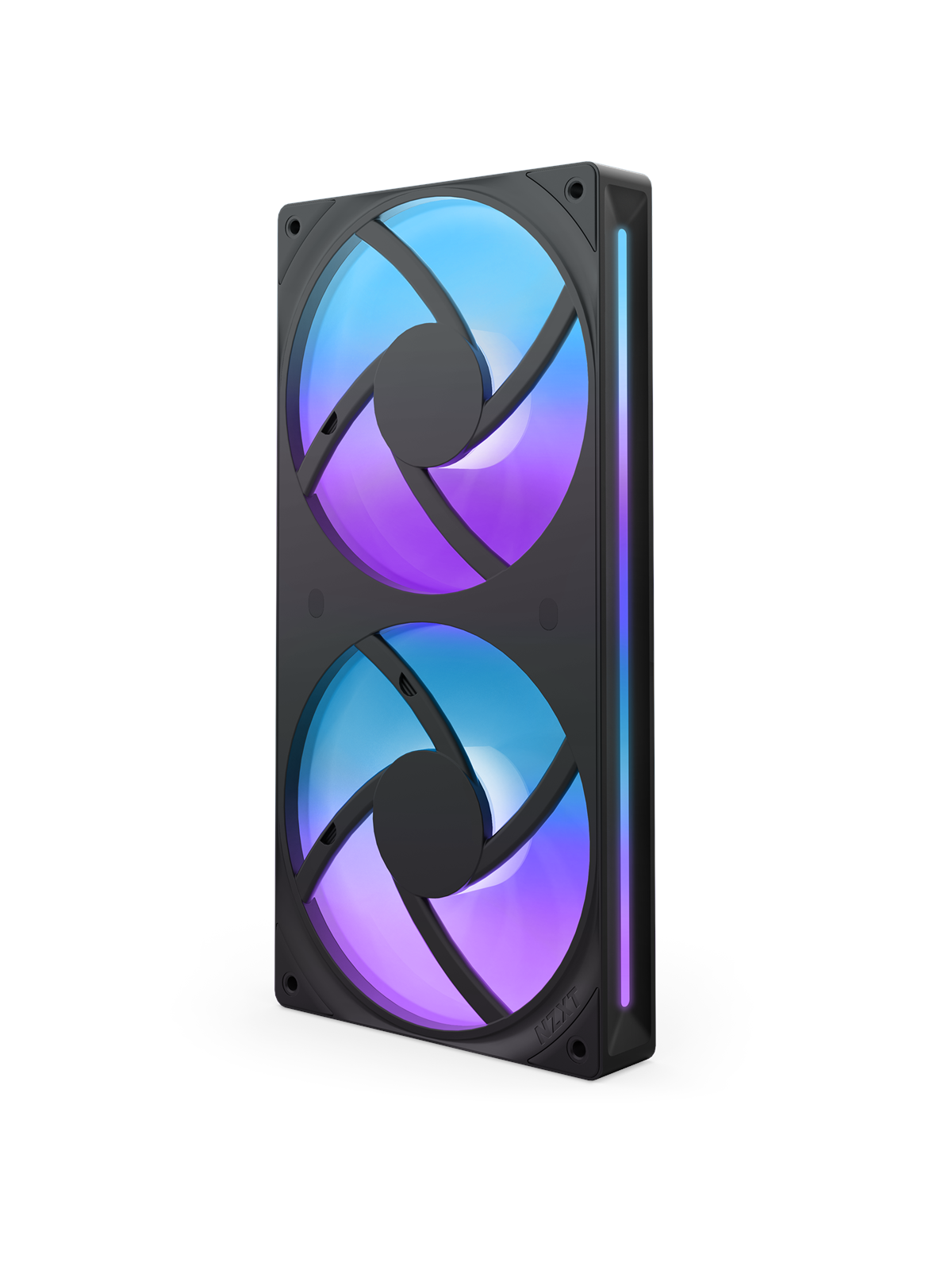 Nzxt F240 Rgb Core Unibody - 240mm - Gehäuselüfter - 120mm - Schwarz - 30 Dba - Gehaeuseluefter - Rf-u24hf-b1