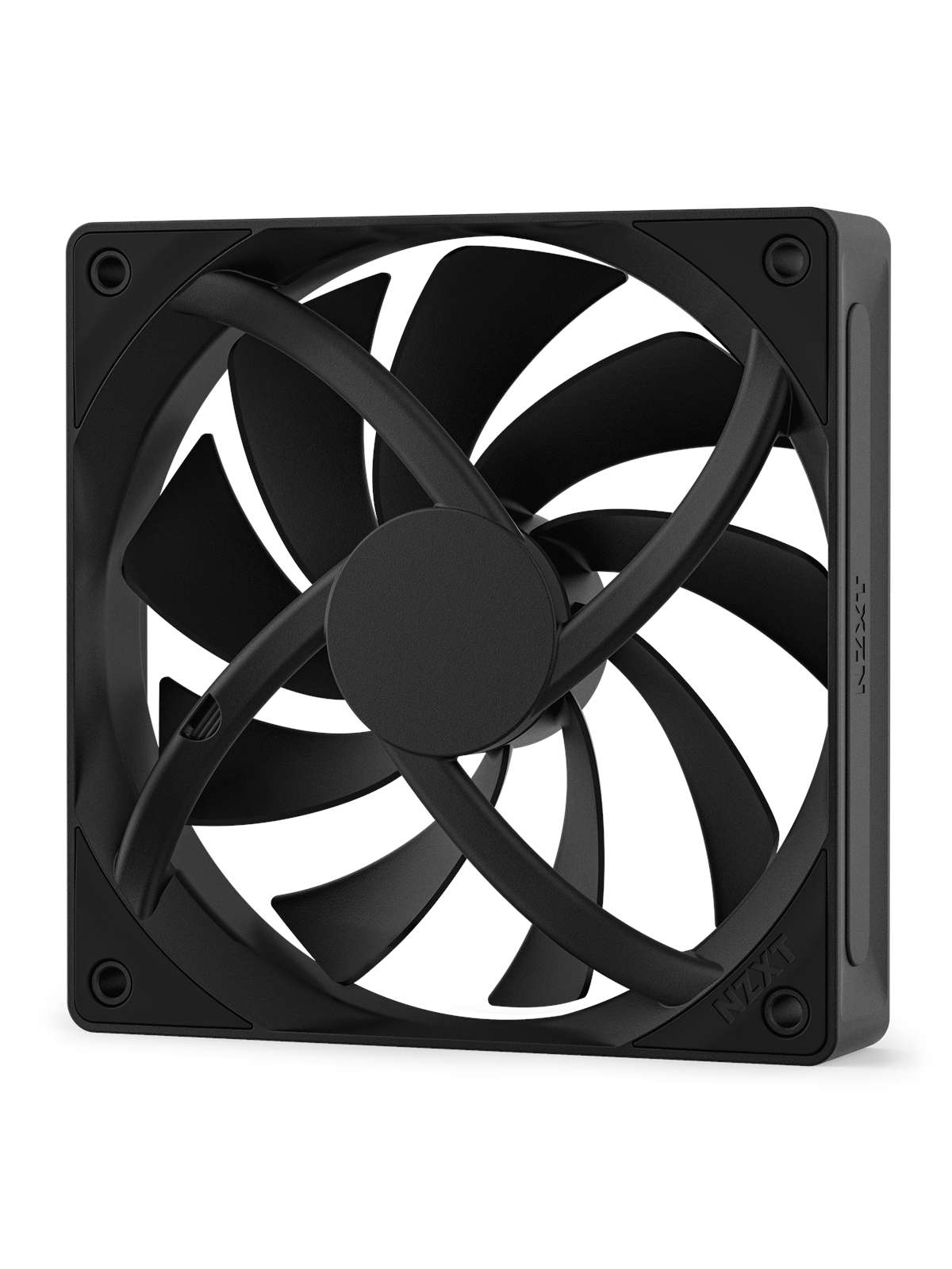 Nzxt F120q V2 Quiet Airflow - Gehäuselüfter - 120mm - Schwarz - 25 Dba - Gehaeuseluefter - Rf-q12sf-b2