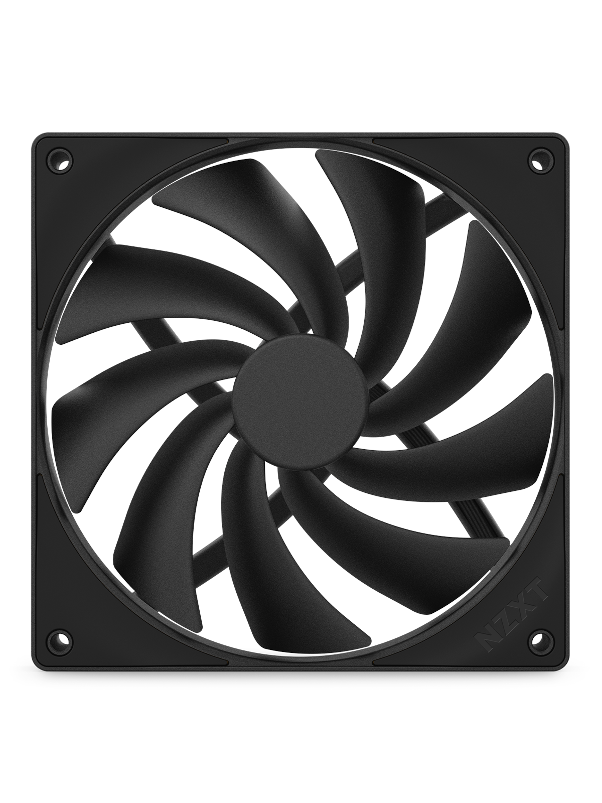 Nzxt F140q V2 Quiet Airflow - Gehäuselüfter - 140mm - Schwarz - 25 Dba - Gehaeuseluefter - Rf-q14sf-b2