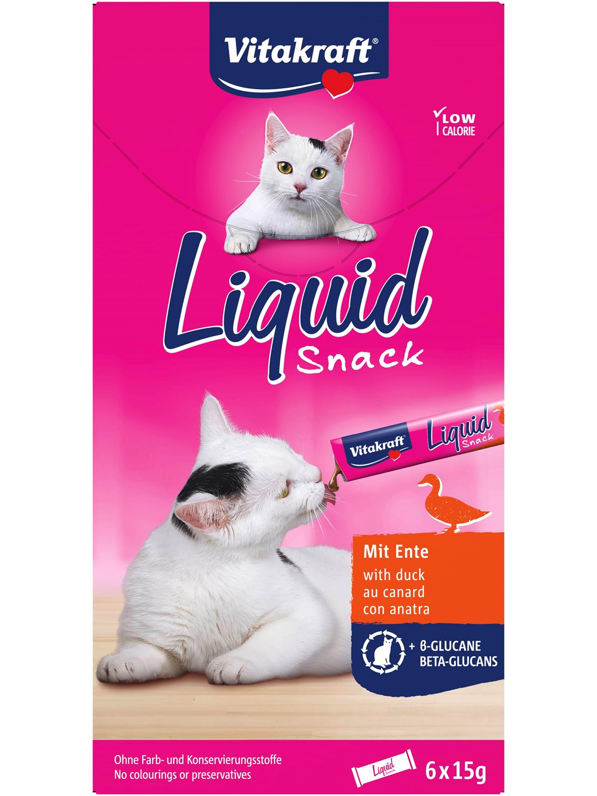 Vitakraft Liquid Snack mit Ente + Beta-Glucane