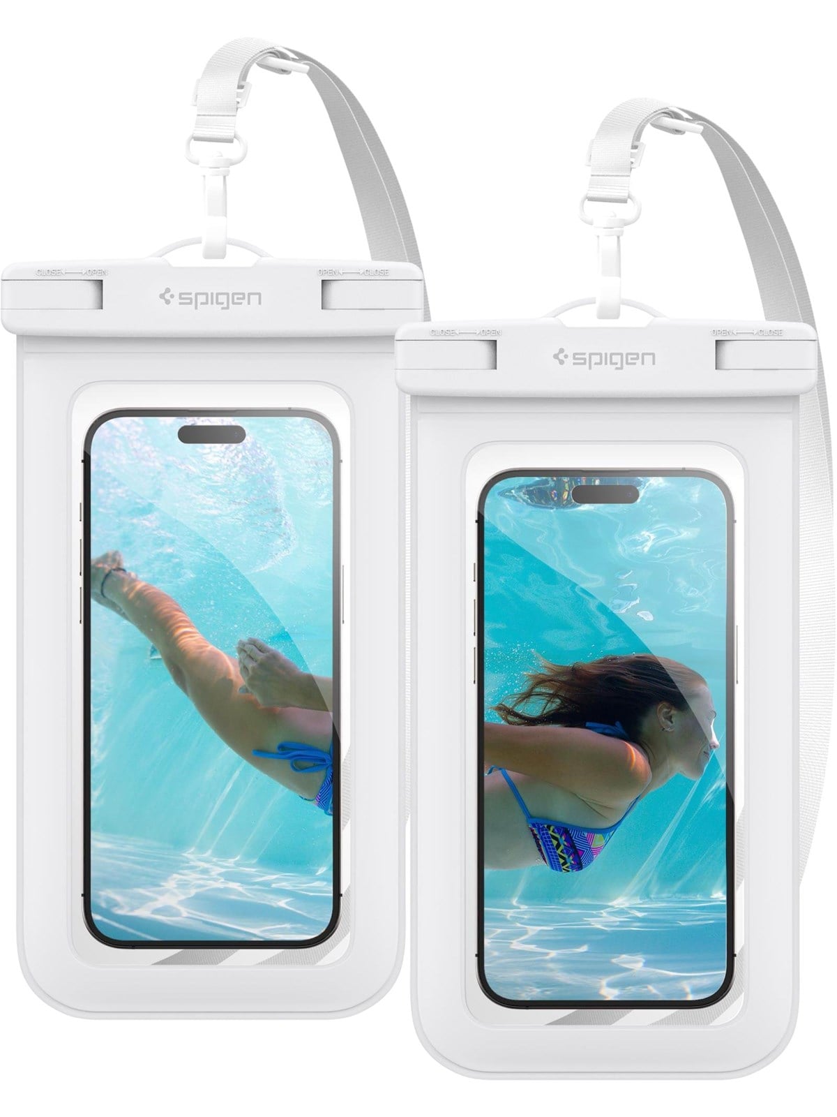 Spigen Aqua Shield Waterproof Case A601 2 Pack - White - Handys Cover Cases - Acs06013