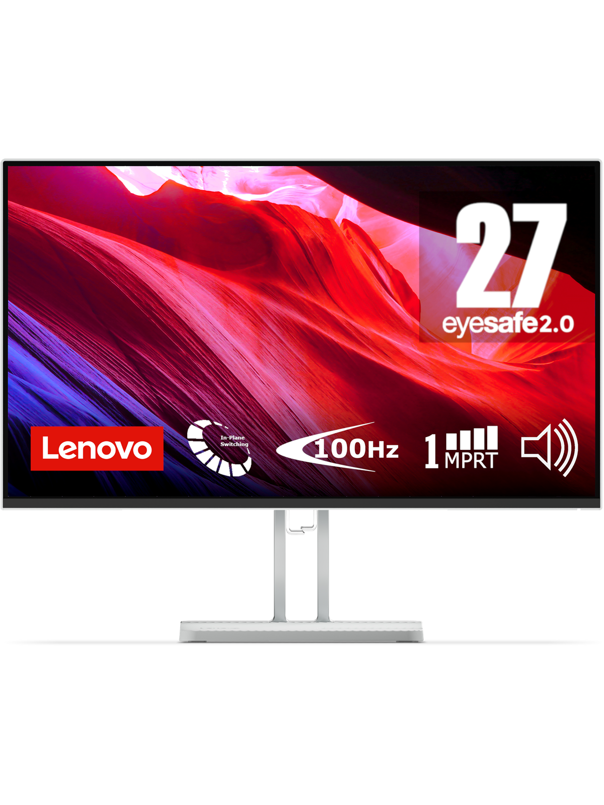 27" Lenovo L27i-4a - 1920 × 1080 (Fhd) - 100 Hz - Ips - Bildschirm - 67bekac1eu