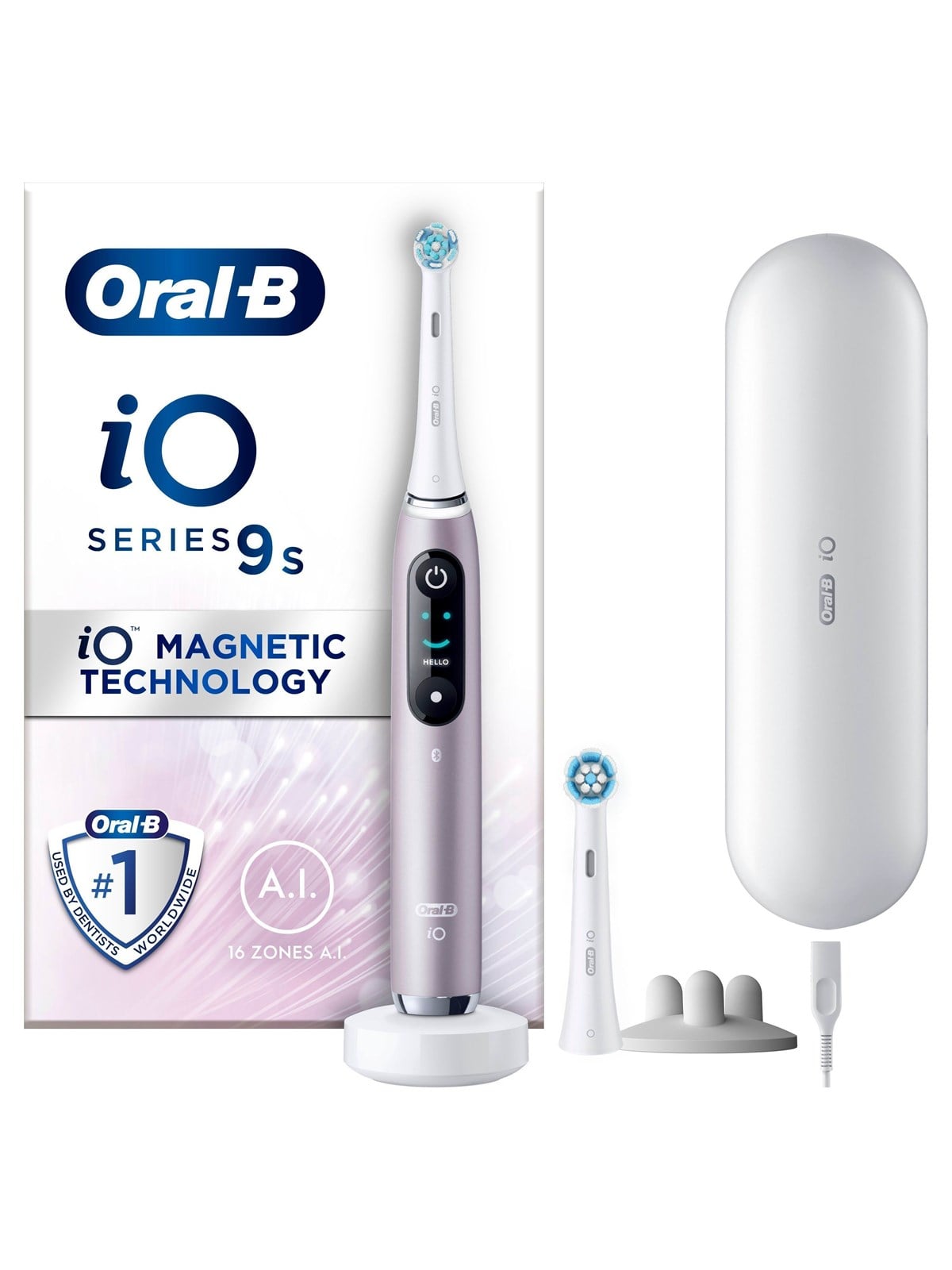 Oral-b Elektrische Zahnbürste Io9s Rose Quartz - Elektrische Zahnbuersten - 8700216387194