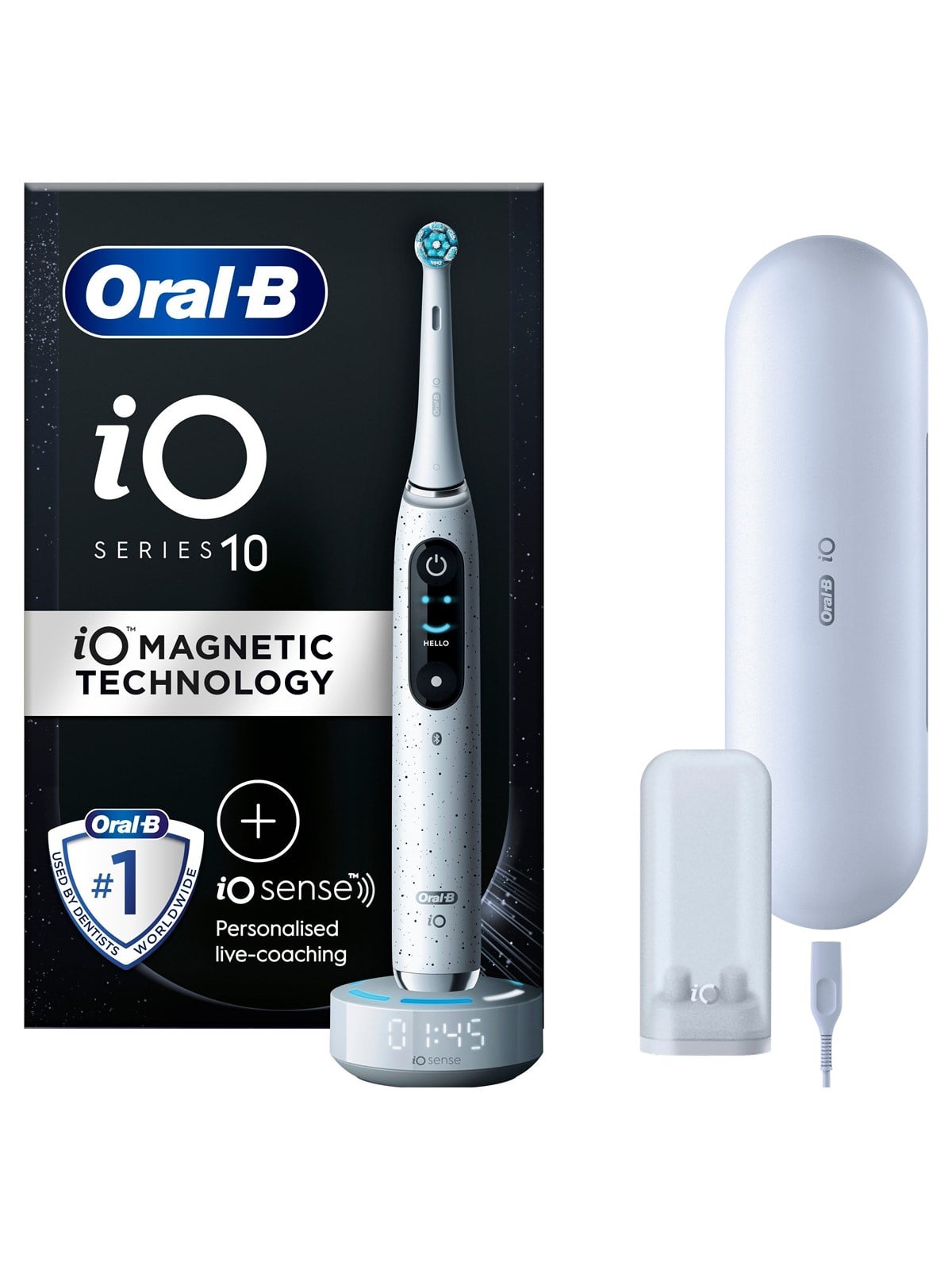 Oral-b Elektrische Zahnbürste Io10 Stardust White - Elektrische Zahnbuersten - 8700216387255