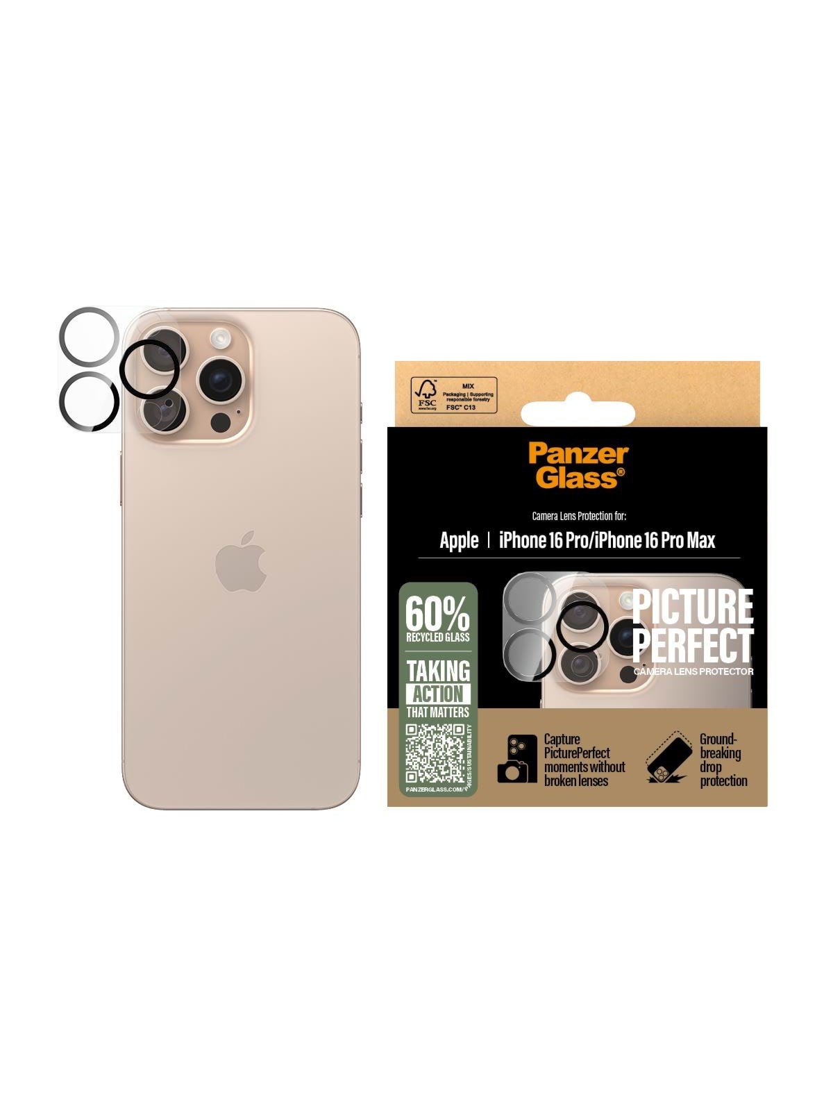 Panzerglass Pictureperfect Lens Protector Iphone 16 Pro | 16 Pro Max - Handys Anderes Zubehoer - Panzer1280