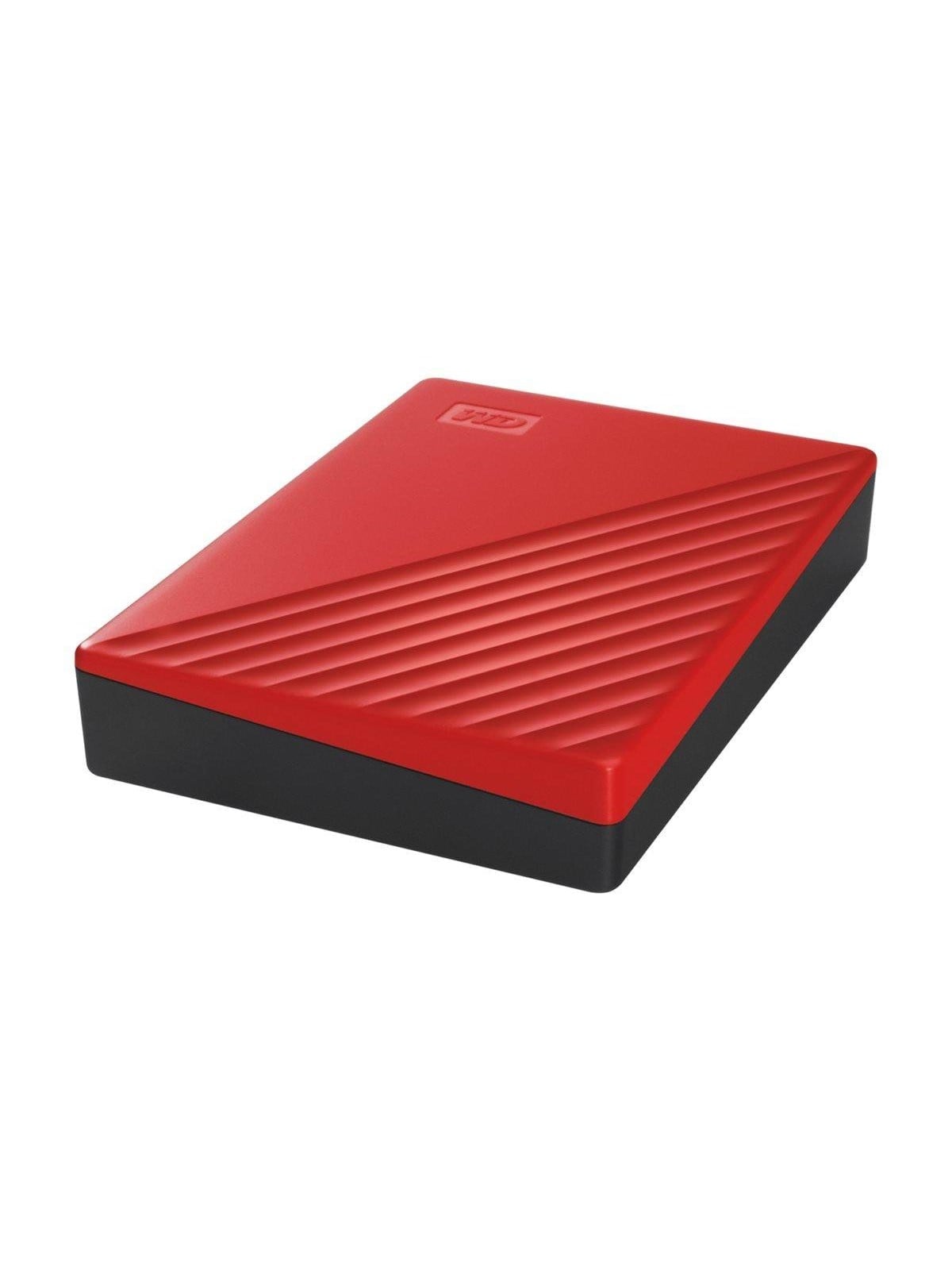 WD My Passport - Extern Festplatte - 4tb - Rot - Festplatten Extern - Wdbpkj0040brd-wesn - Festplatte