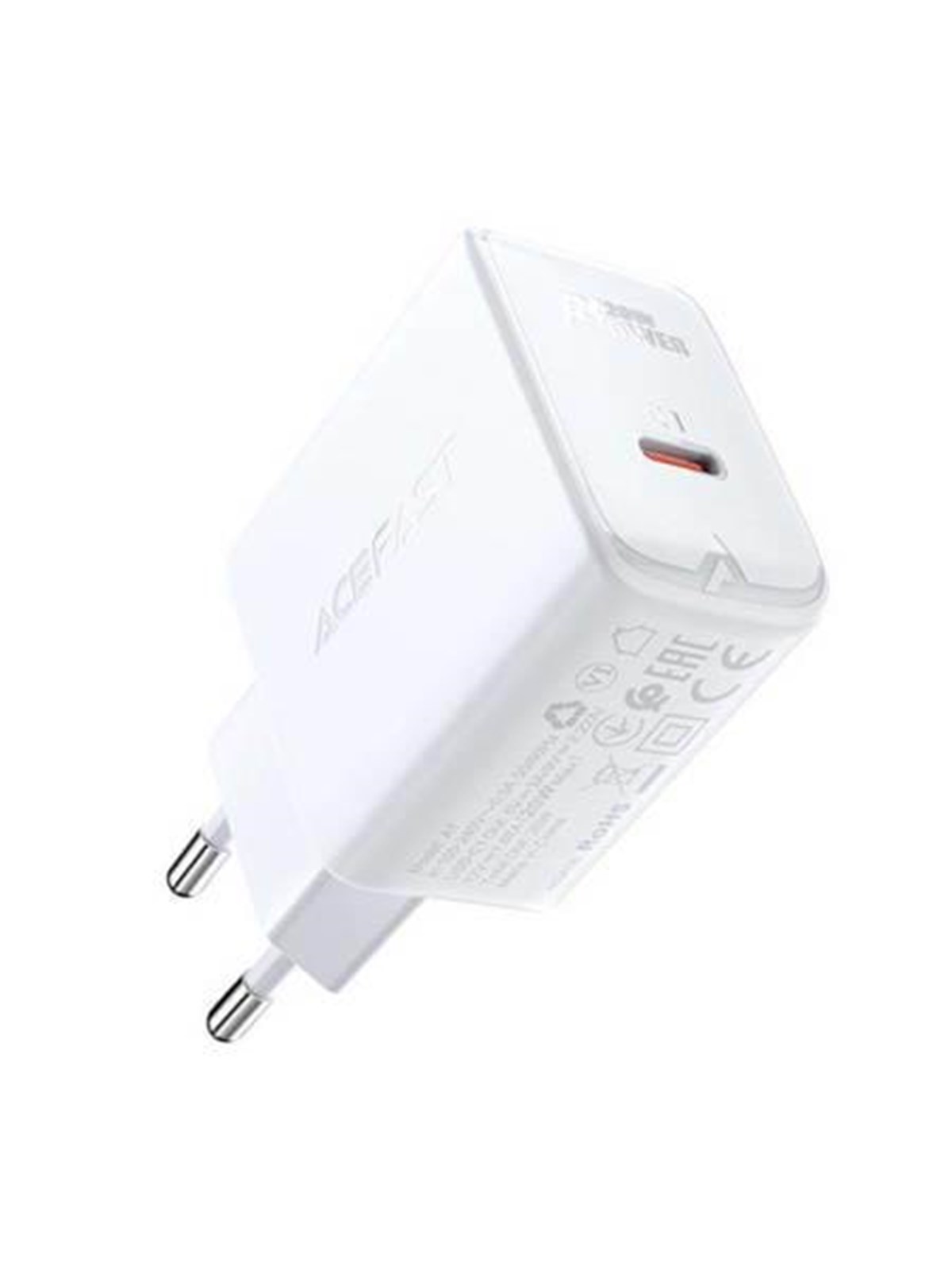 Acefast Wall Charger A1 Pd20w 1x Usb-c (White) - Handys Adapter Und Ladegeraete - 6974316280040