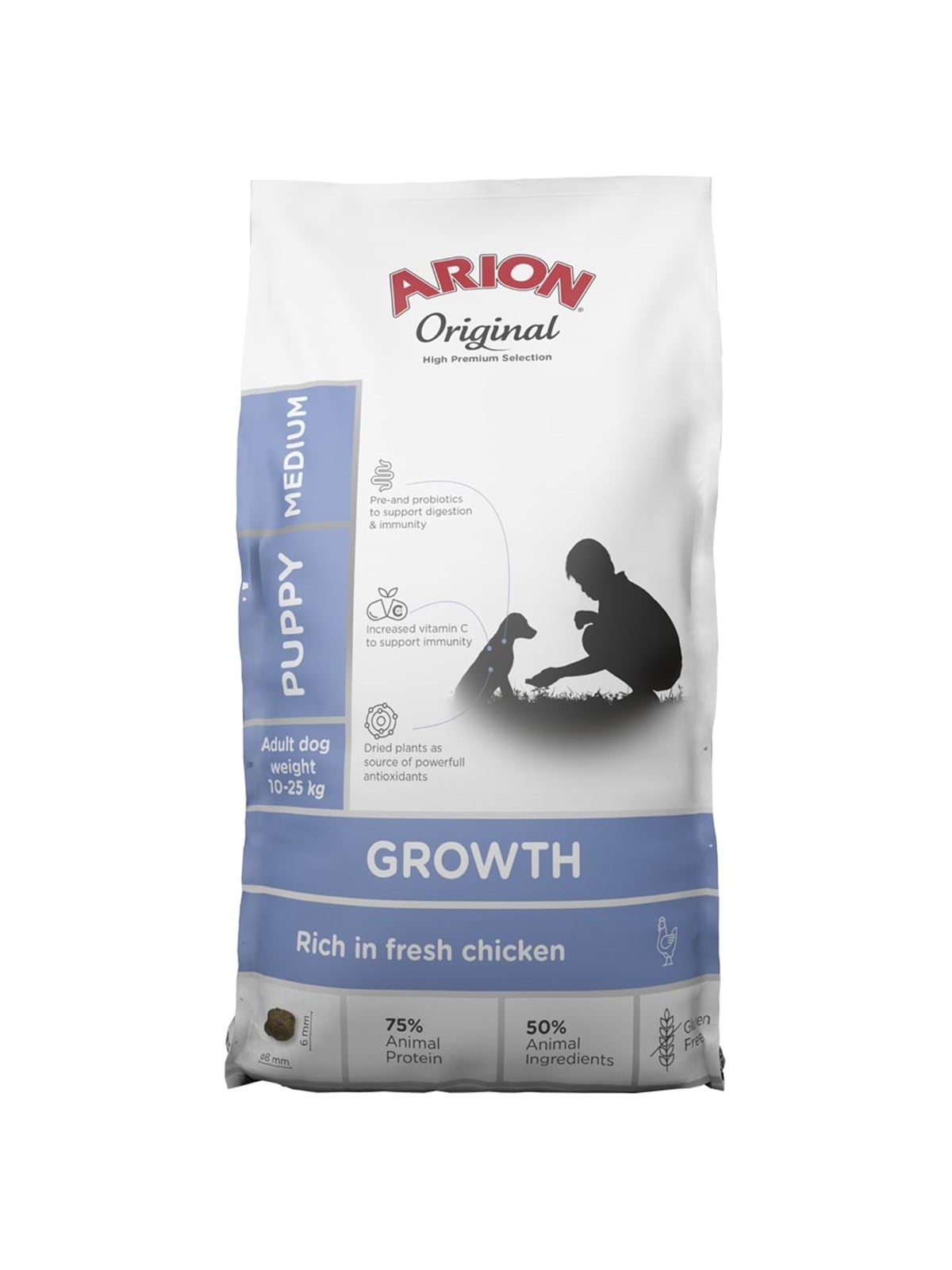 Arion Original Growth Chicken Medium 12 kg - Hunde - 106061