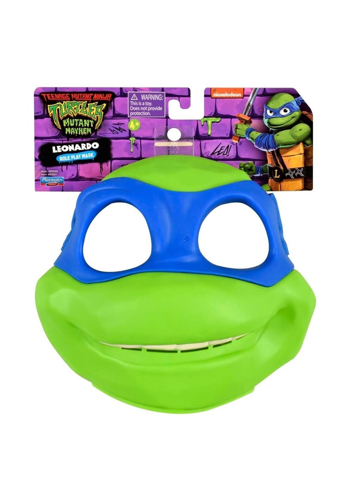 Playmates Toys Turtles Mutant Mayhem Leonardo Mask - Kostueme - 46-83561