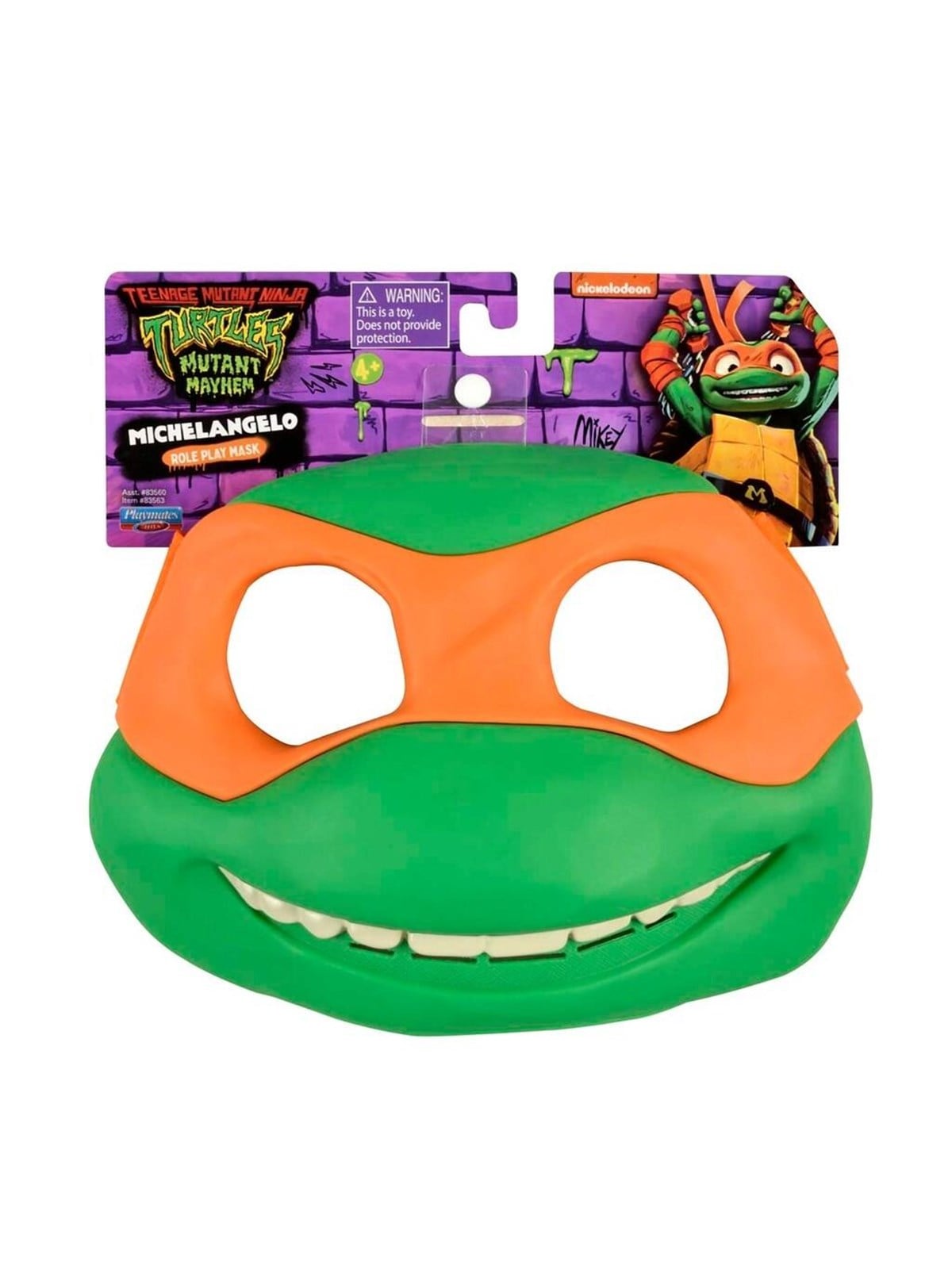 Playmates Toys Mutant Mayhem Michelangelo Mask - Kostueme - 46-83563