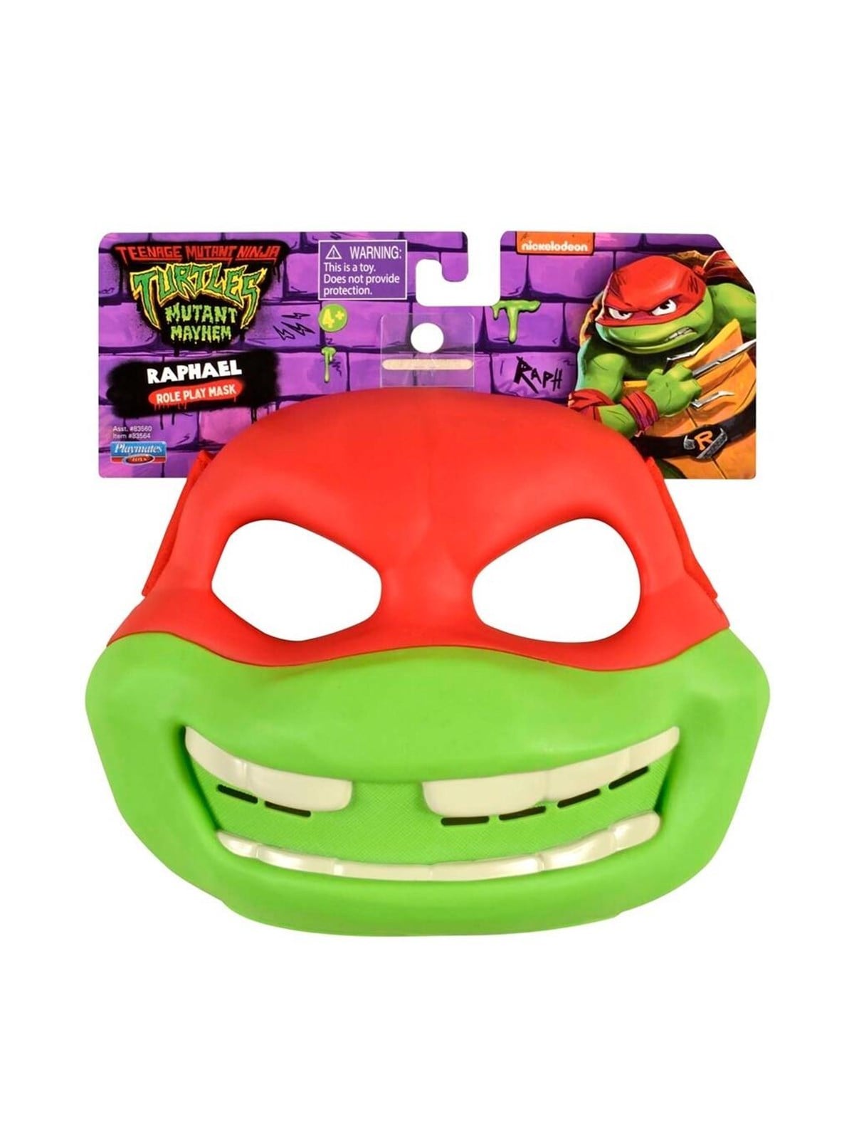 Playmates Toys Turtles Mutant Mayhem Raphael Mask - Kostueme - 46-83564