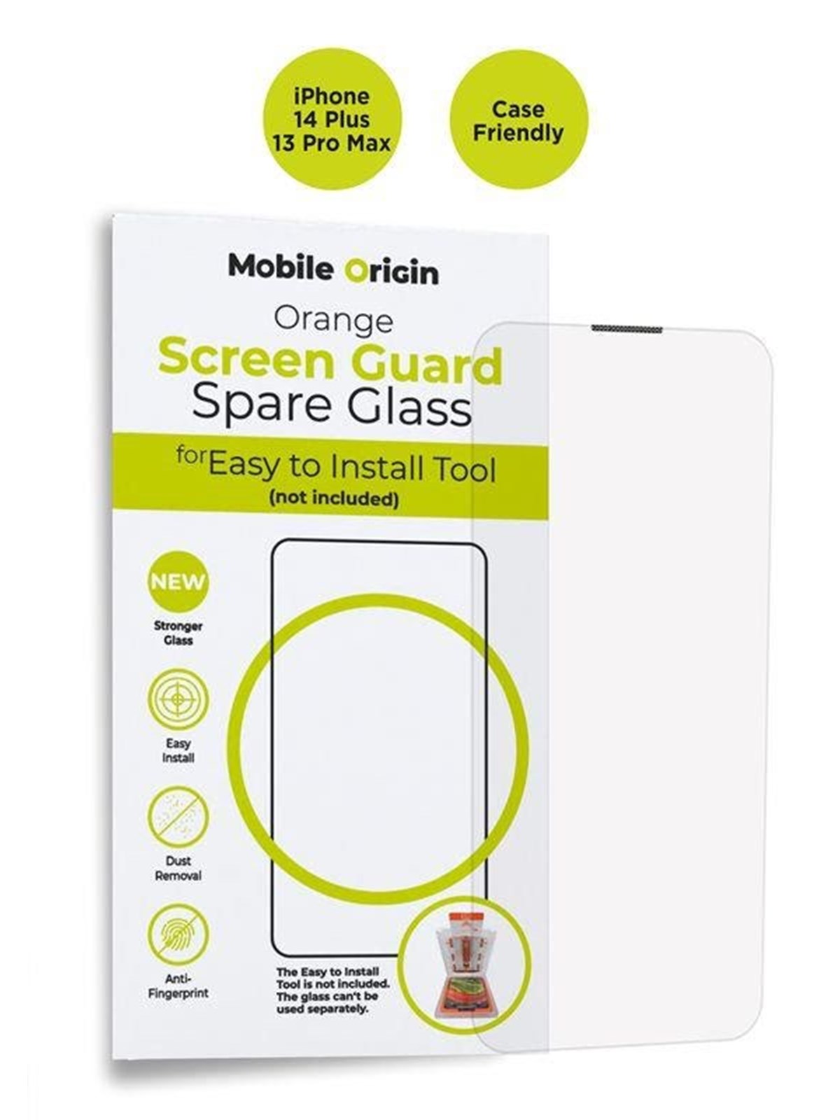 Mobile Origin Orange Screen Guard Spare Glass Iphone 14 Plus/13 Pro Max - Handys Schutzfolie - Sga-sp-i14plus