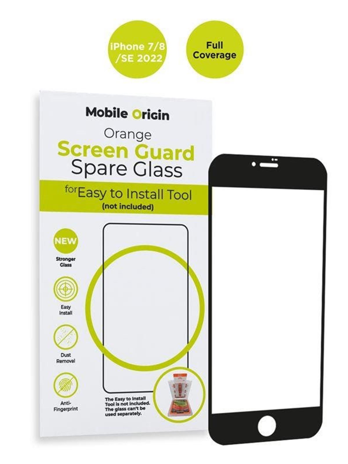Mobile Origin Orange Screen Guard Spare Glass Iphone 8/7/se 2022/se 2020 - Handys Schutzfolie - Sga-sp-se22