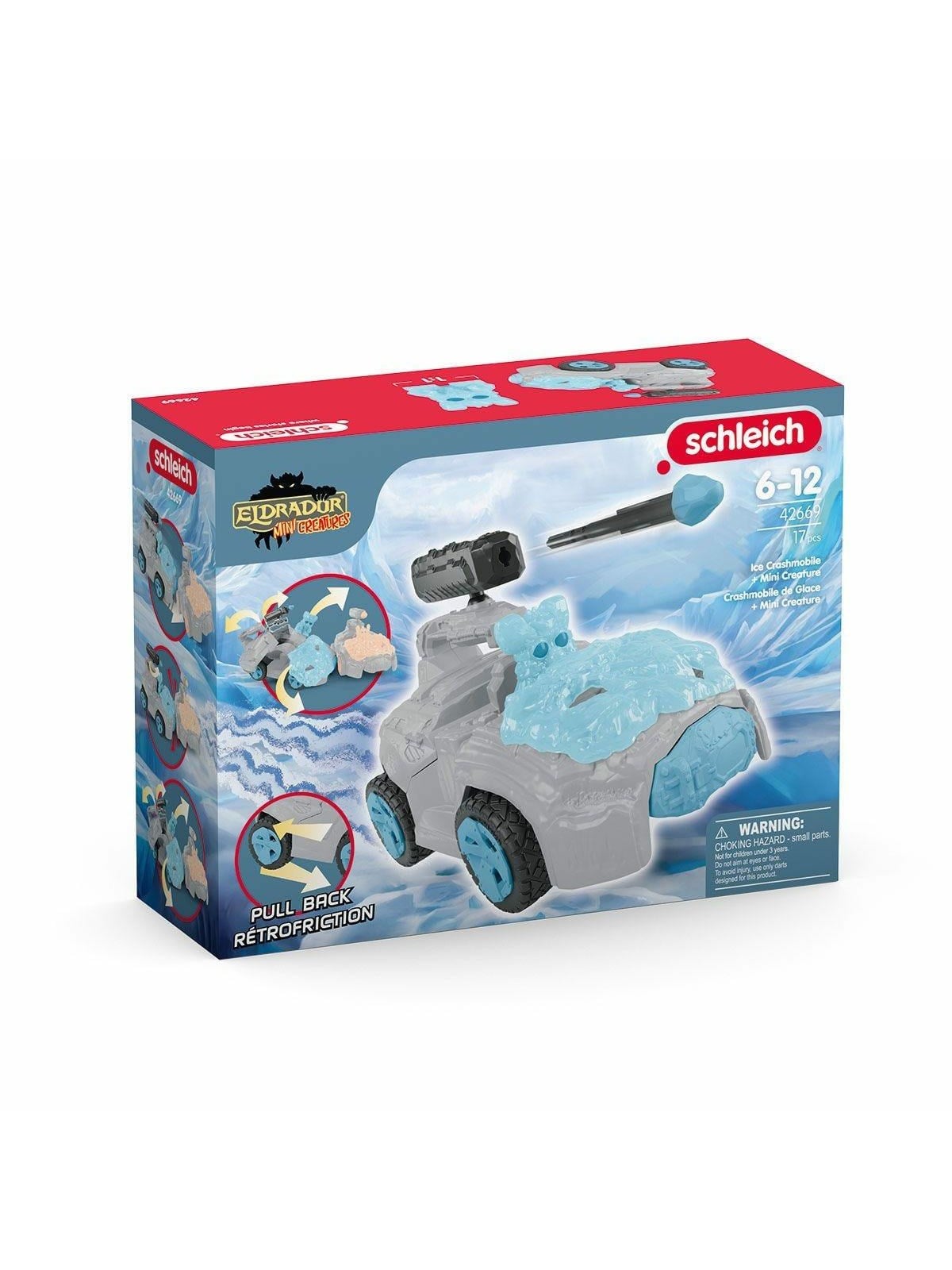 Schleich Eis-crash-auto Mit Mini-kreatur - 42669