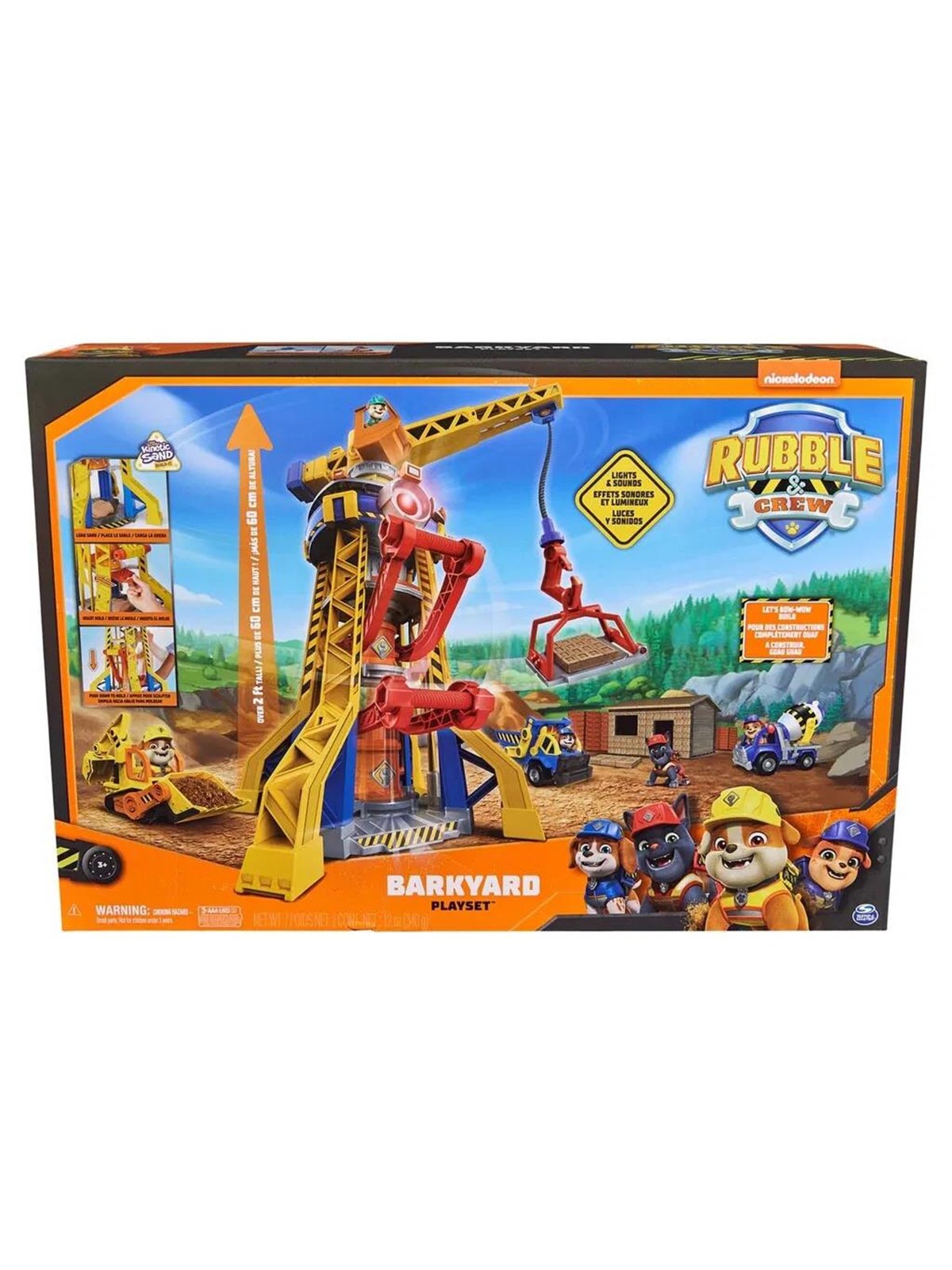 Paw Patrol Rubble & Crew Bark Yard Crane Tower Playset - Spielzeug - 6067494