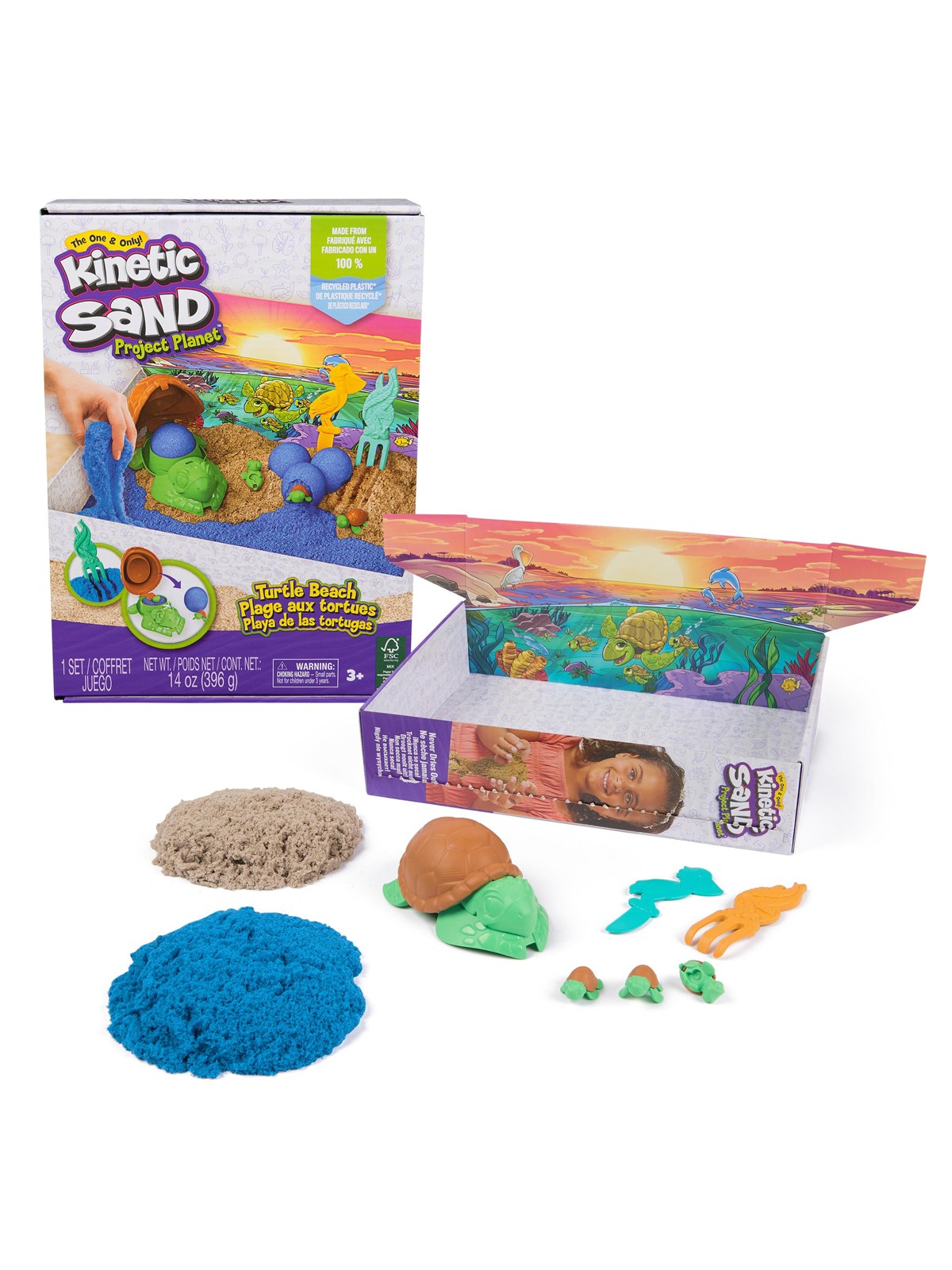 Kinetic Sand Turtle Beach Set - Kreativ Spiele - 6069781
