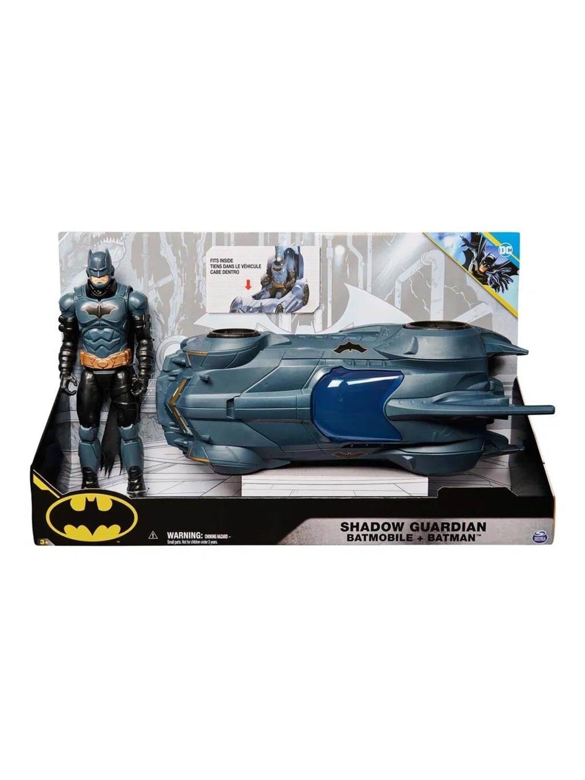 DC Comics Shadow Guardian Batman Batmobile With 30 cm Figure - Figuren - 6070521
