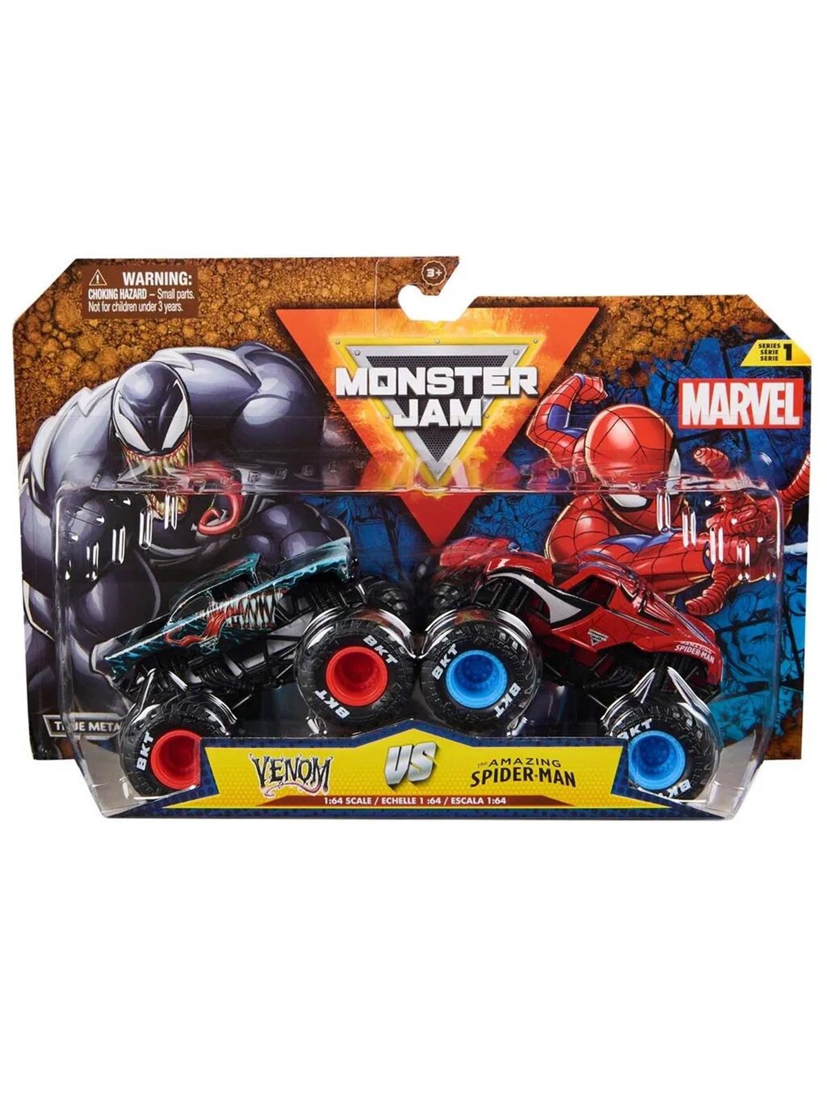 Monster Jam 1:64 Marvel 2 Pack - Spider Man:Venom - Spielzeugauto - 6071942