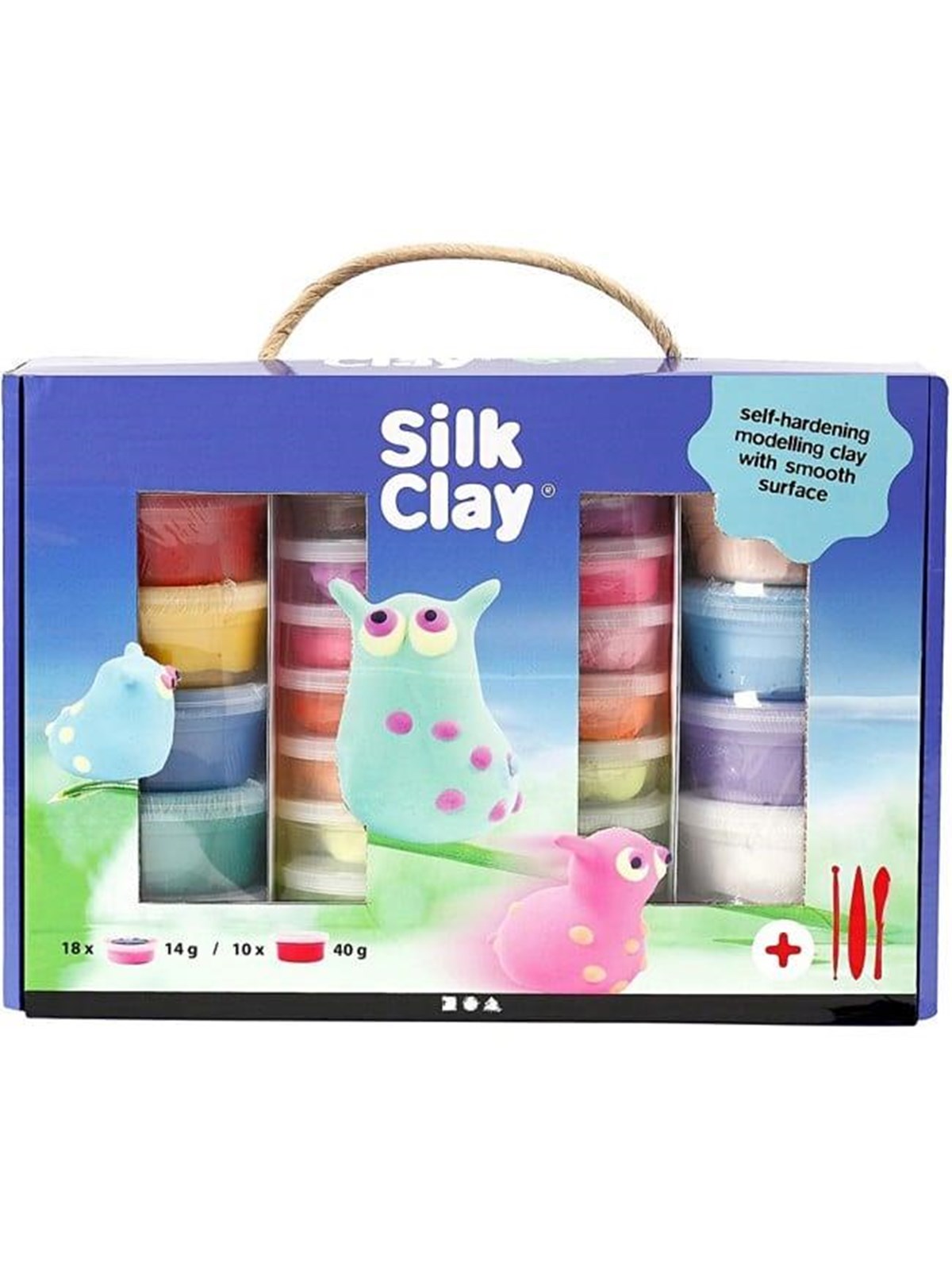 Creativ Company Silk Clay - Giftset - Kreativ Spiele - 98110