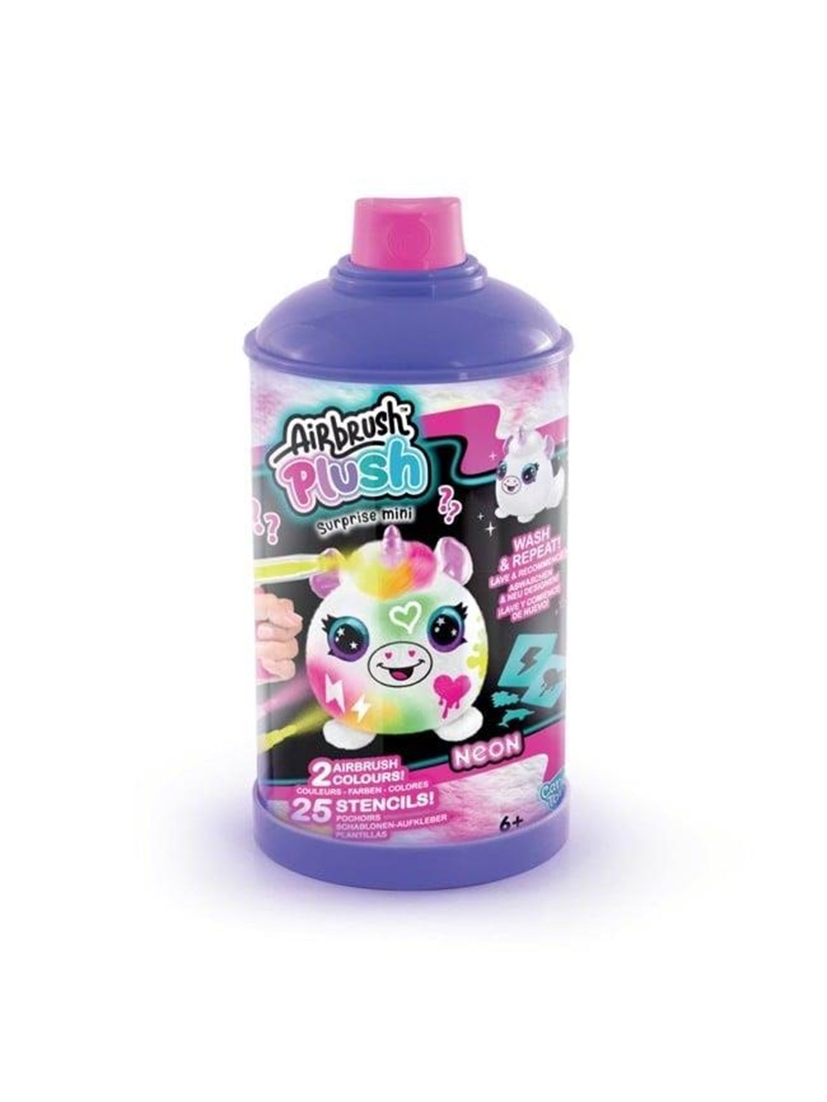 Airbrush Plush Neon Mini Mystery Kit Pdq - Kreativ Spiele - 1020