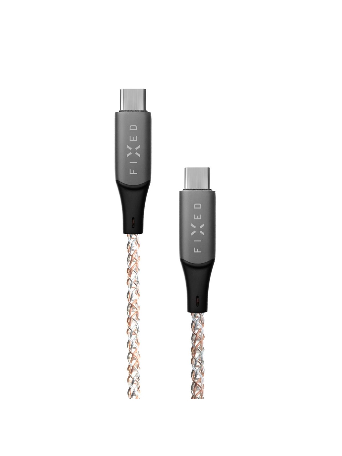 Fixed Led/gaming Usb-c/c 60w Cable 1.2m Multicolor - Usb Kabel - Fixdled-cc-ra