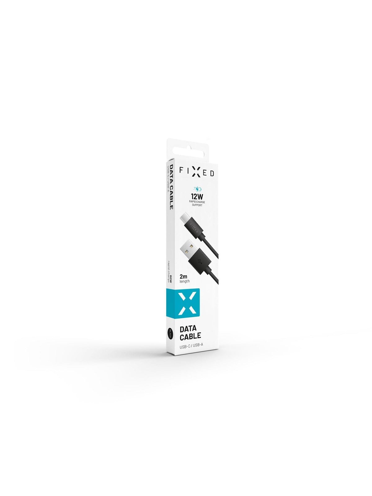 Fixed Usb-a Usb-c - 2m - Schwarz - Usb Kabel - Fixd-uc2m-bk