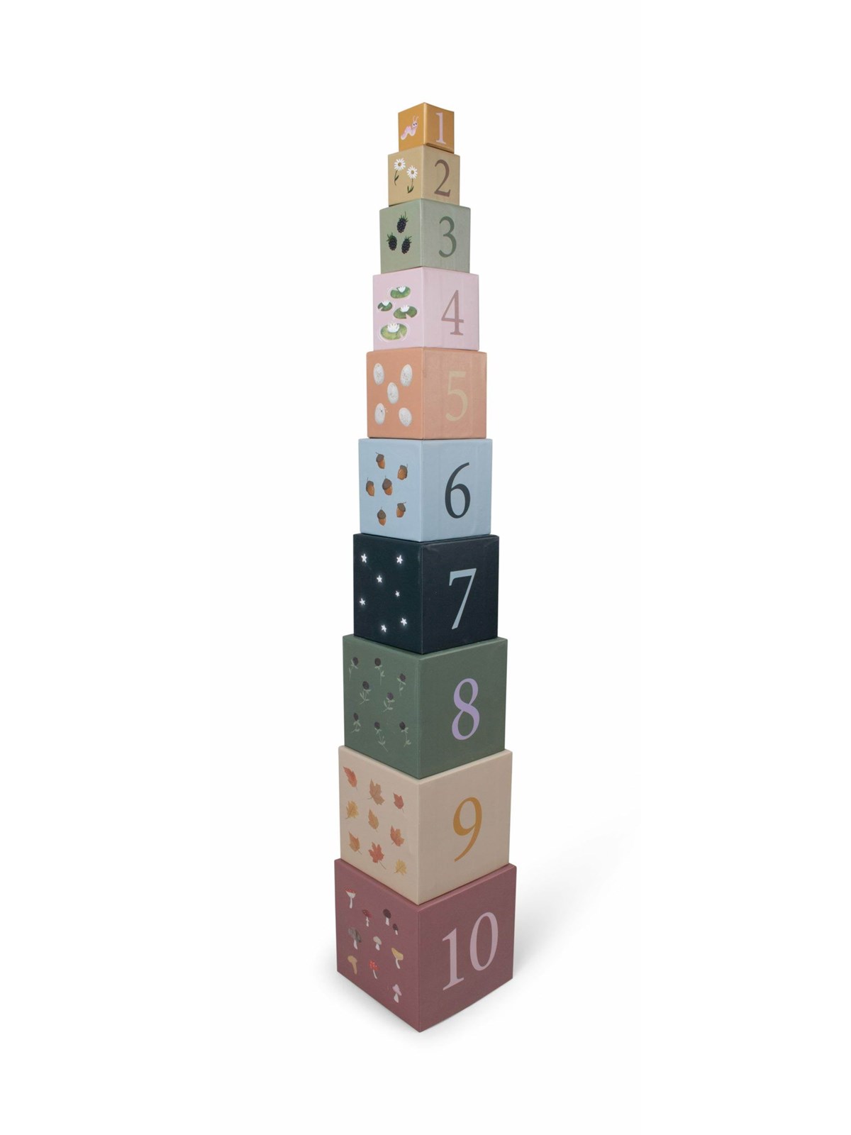 Filibabba - Stacking Blocks - Nordic Animals - Baby Spielzeug - Fi-02177