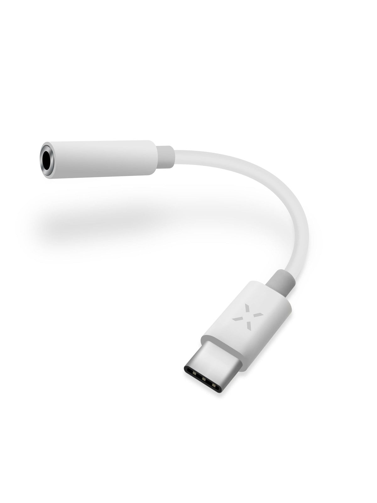 Fixed Audioadapter Usb-c to 3.5mm Female 10cm White - Usb Kabel - Fixl-cjd-wh