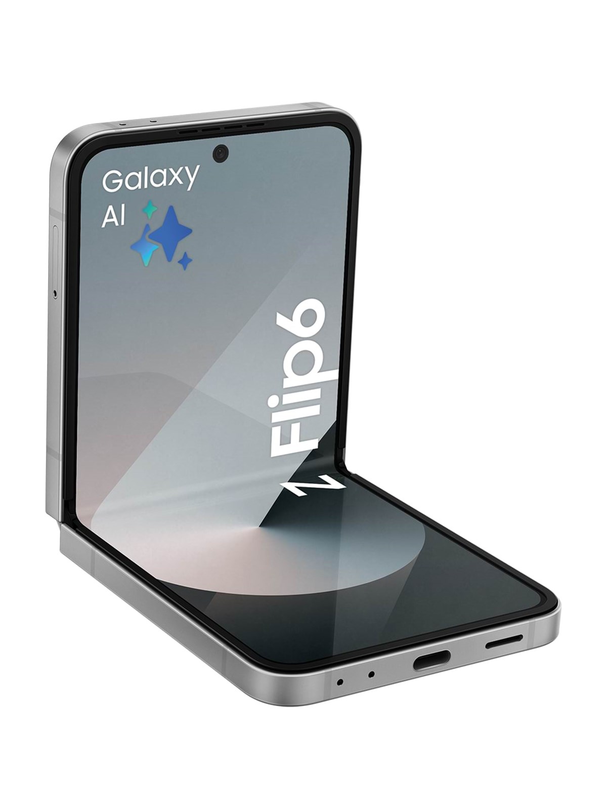 Samsung Galaxy Z Flip6 256gb/12gb - Silver Shadow - Handys Smartphones - Sm-f741bzsgeub
