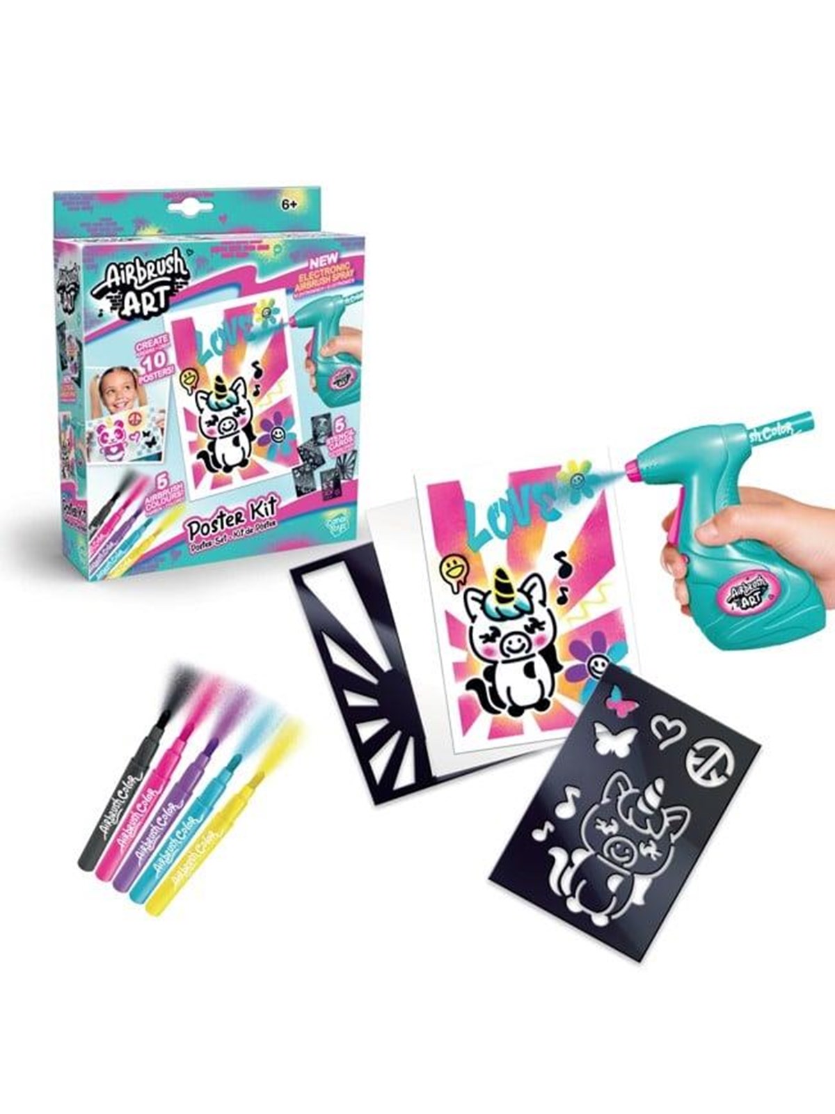 Airbrush Plush Mini Poster Kit Image