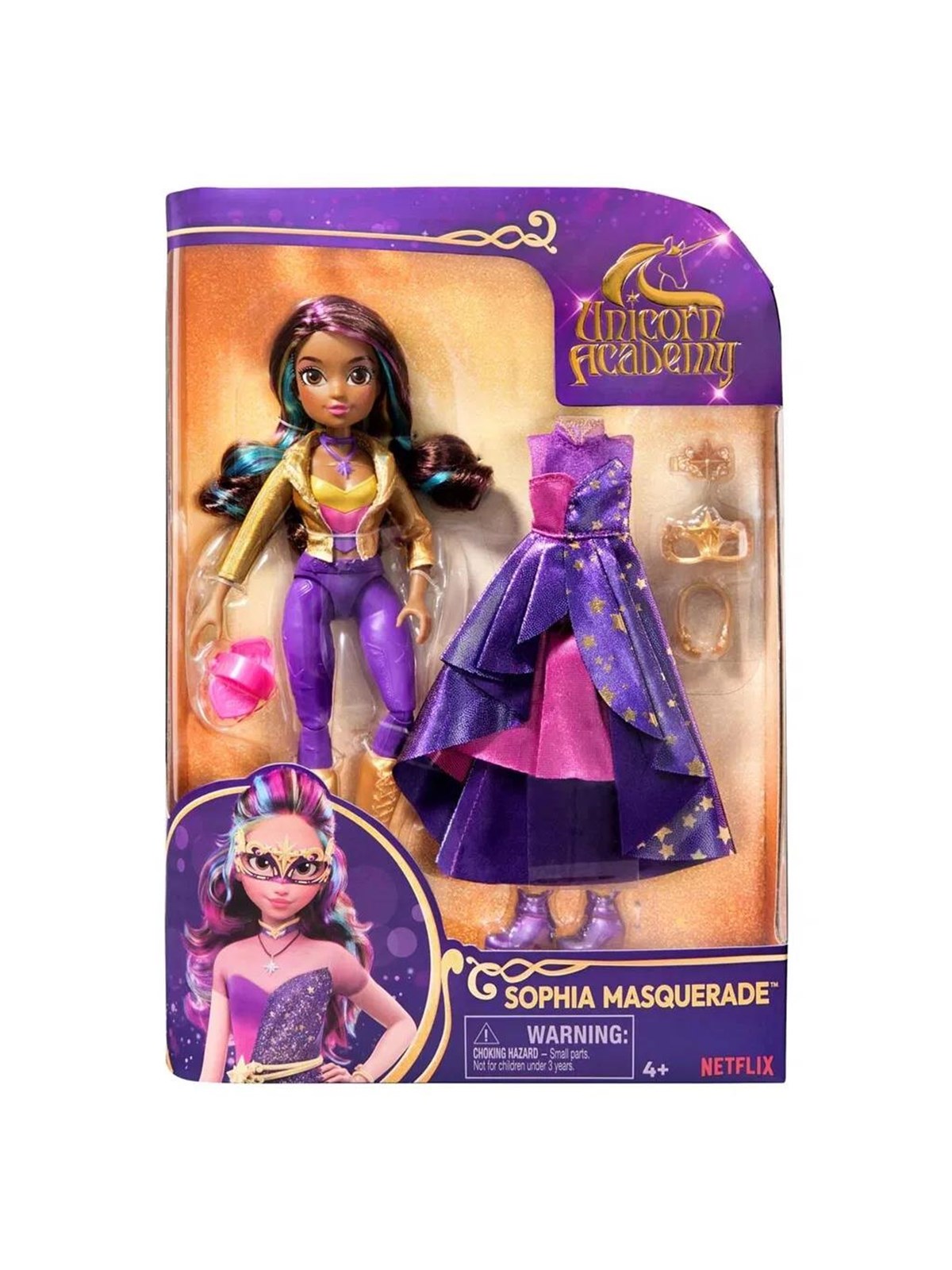 Unicorn Academy Dlx Doll Sophia Masquerade 24 cm - Dolls Accessories - 6069399