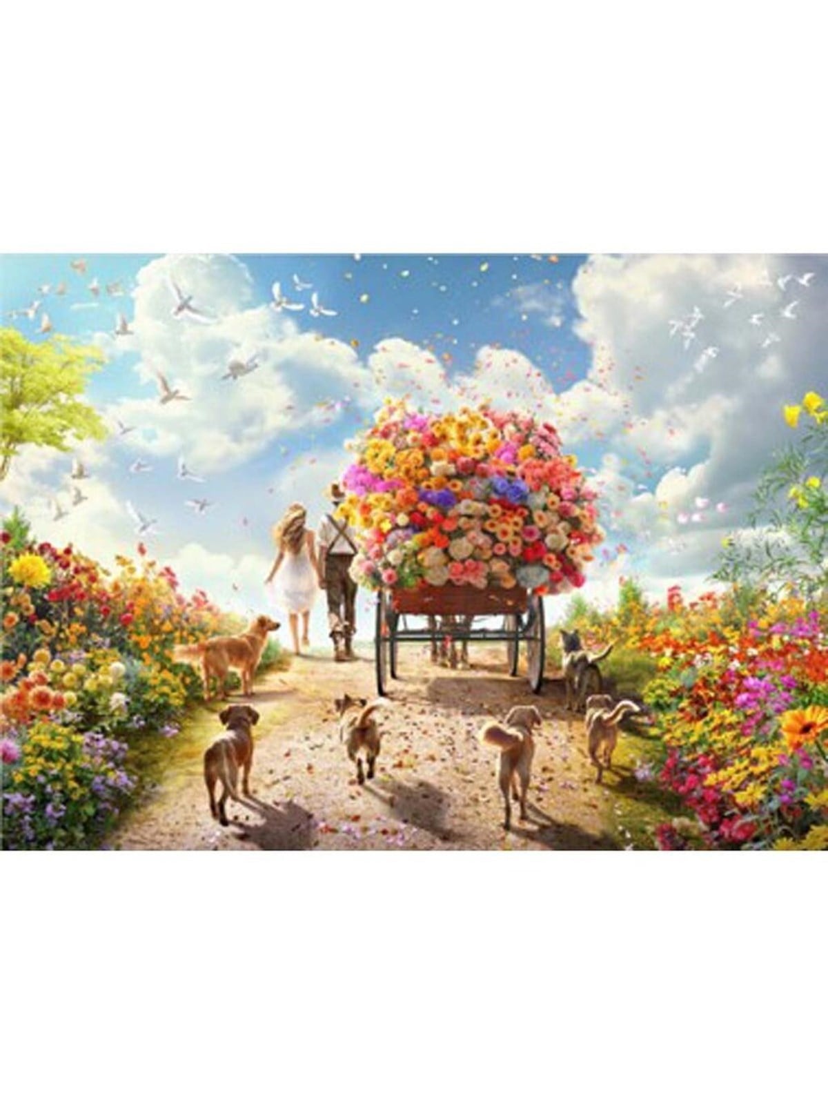 Educa 1000 Carrying Flowers - Puzzle - 80-19921