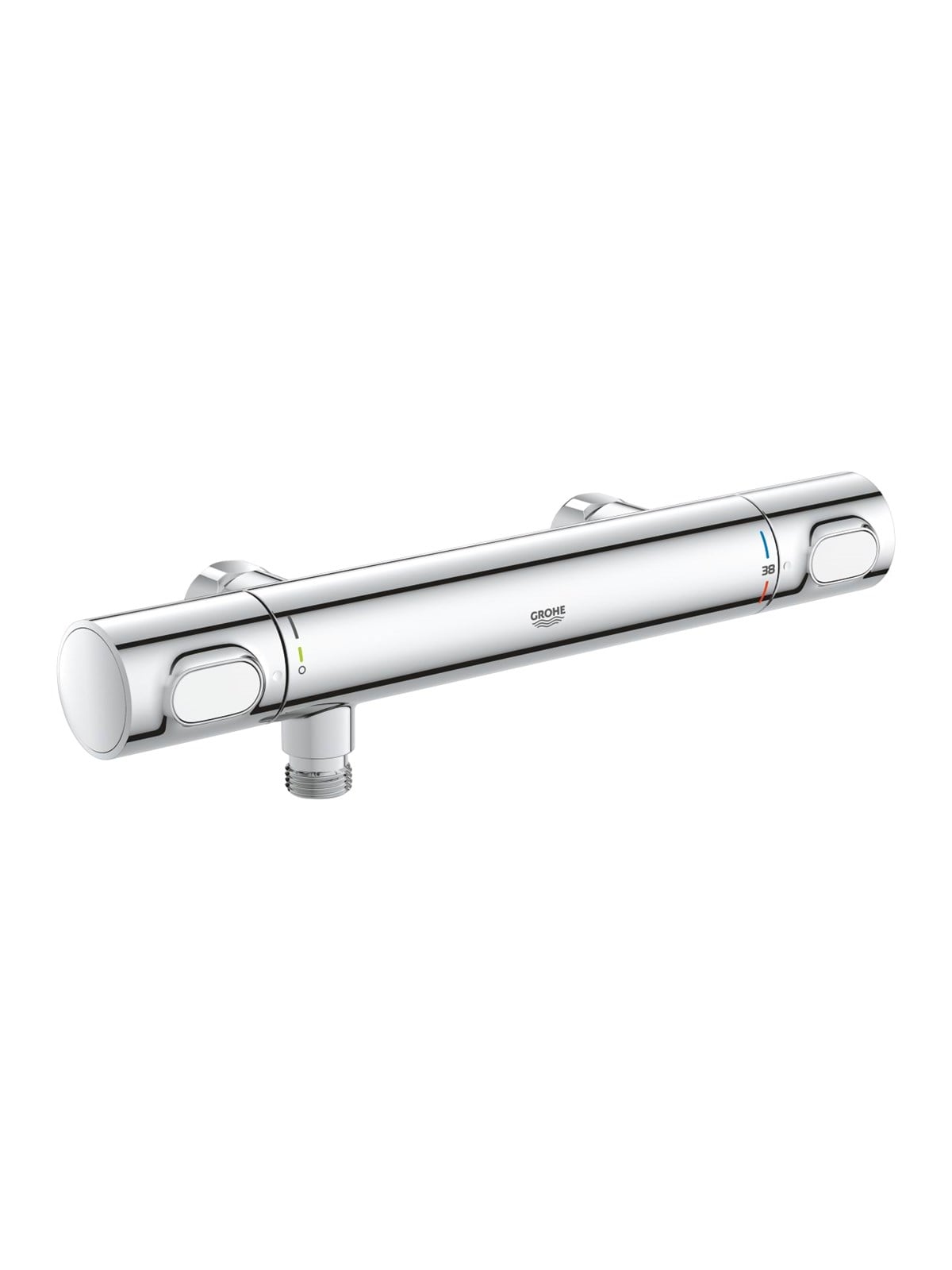 Grohe Precision Flow Thermostatic Mixer For Shower Chrome - Mischbatterien Und Armaturen - 34799000