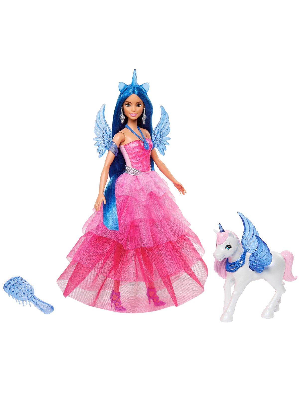 Barbie Touch of Magic Sapphire Alicorn Doll - Dolls Accessories - Hrr16