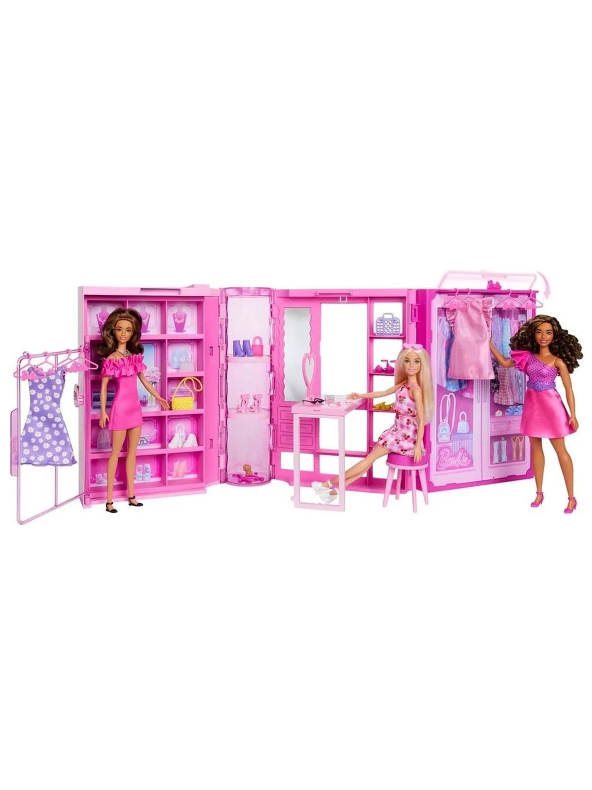 Barbie Fashion Fun Dream Closet With Doll - Dolls Accessories - Hxd58