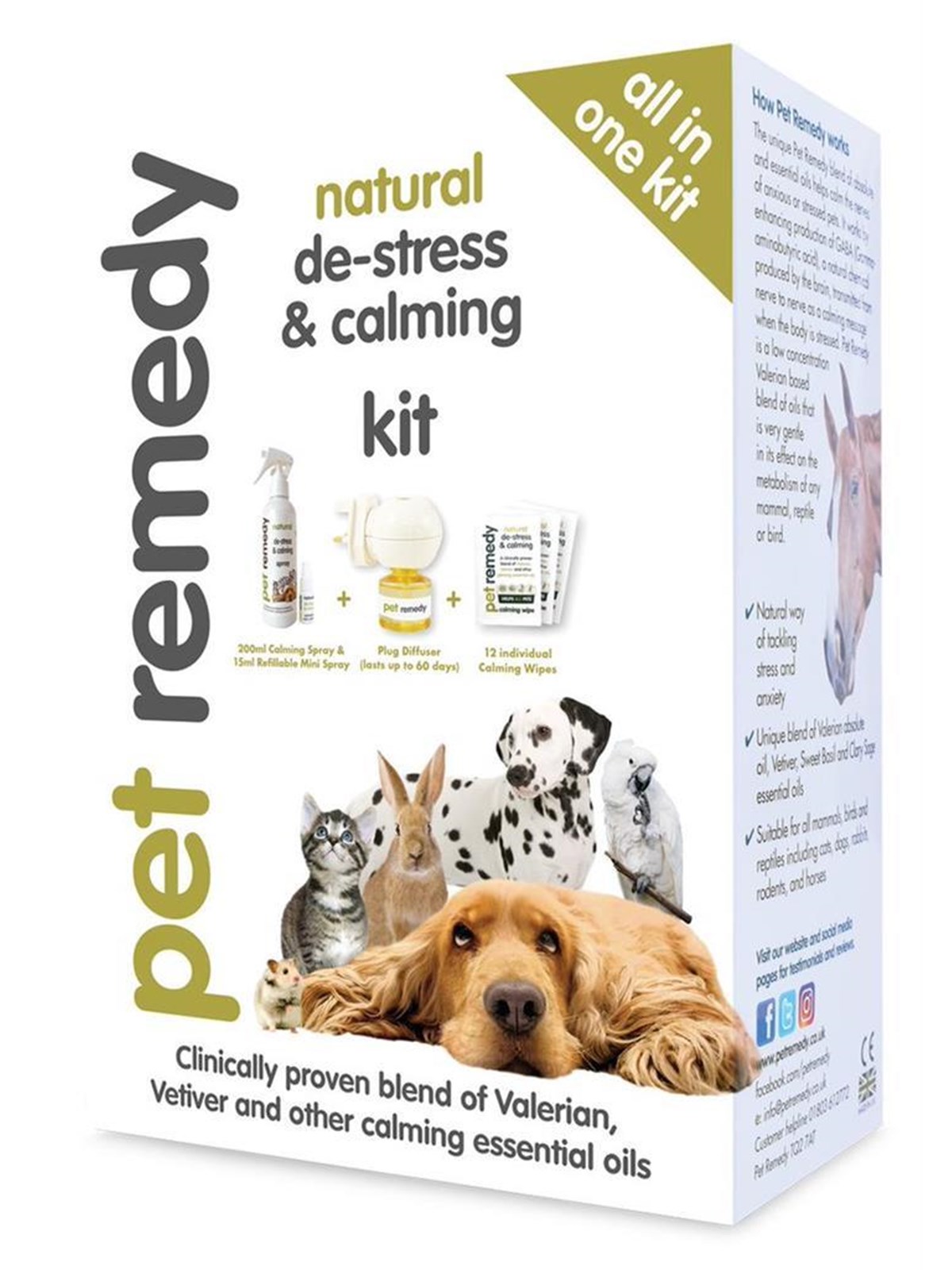 Pet Remedy All in One Calming Kit - Hunde - Pr79945