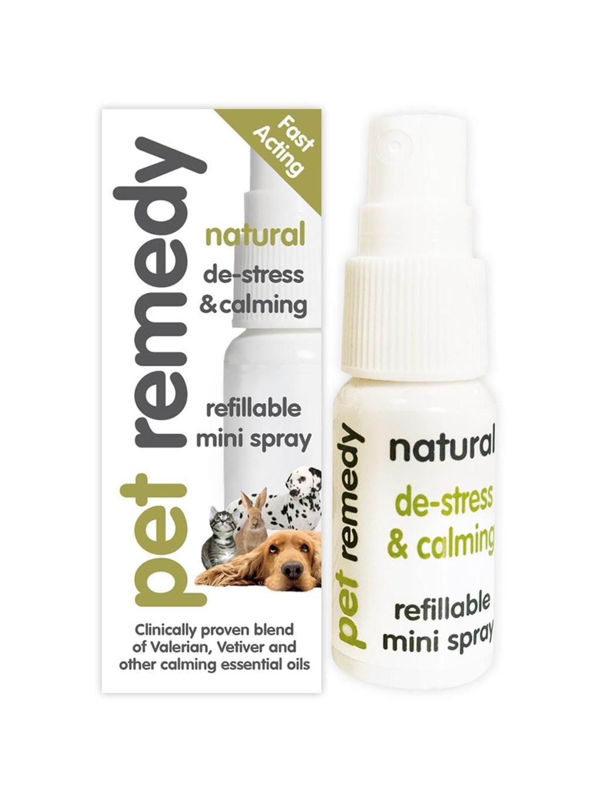 Pet Remedy Mini Calming Spray 15ml - Hunde - Pr79664