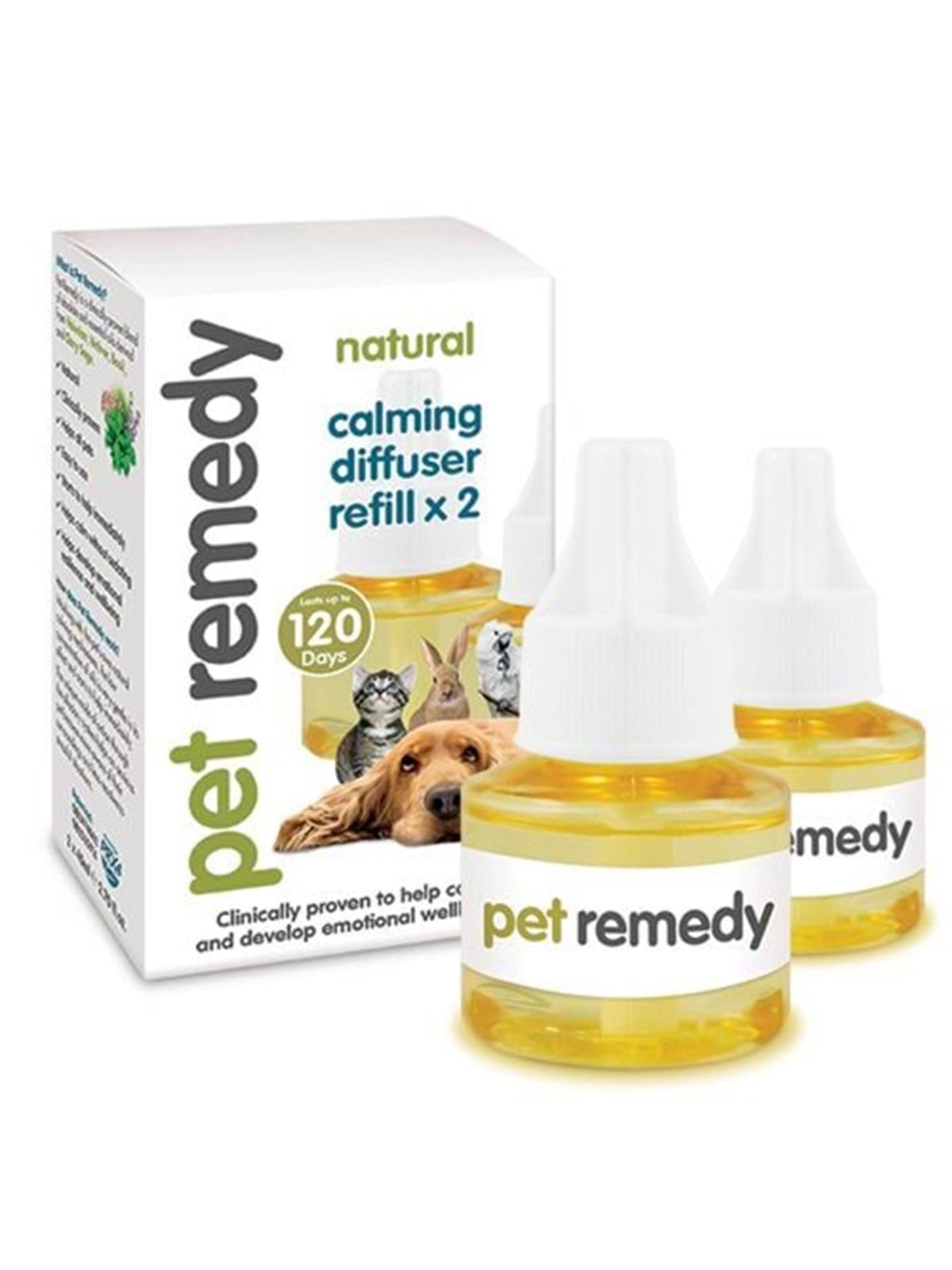 Pet Remedy Pet Calming Refill Pack 2 x 40ml - Hunde - Pr79493