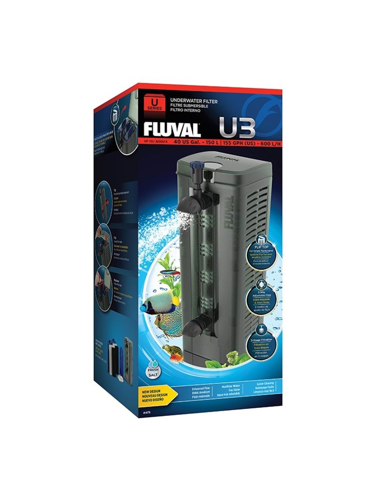 FLUVAL U3 Underwater Filter 150L