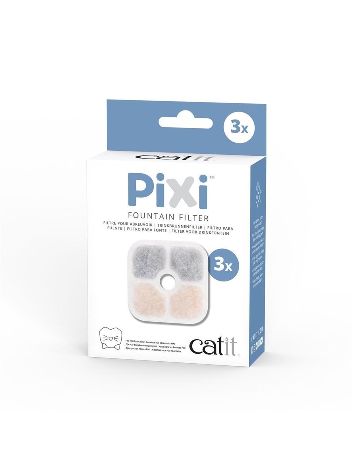 Catit Pixi Filter For Drinking Fountain (3-pack) - Katzen - H43721