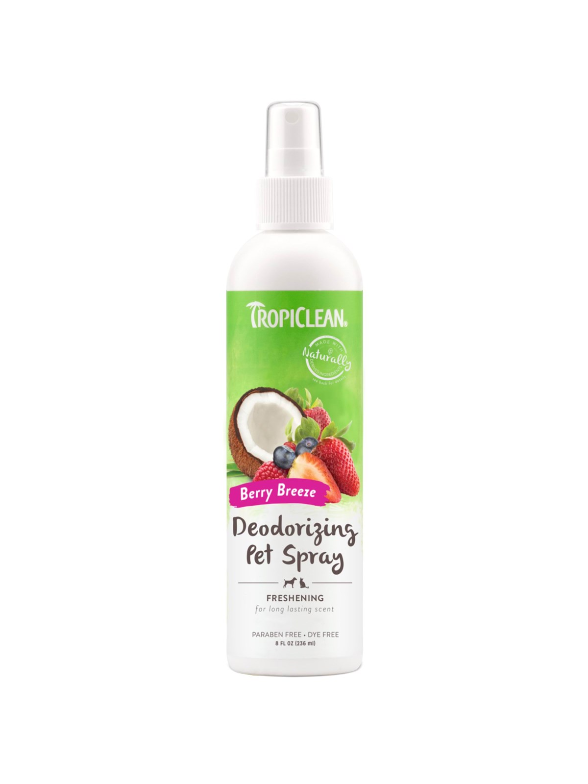 Tropiclean Berry Breeze Deodorizing Pet Spray 236ml - Hunde - 61814