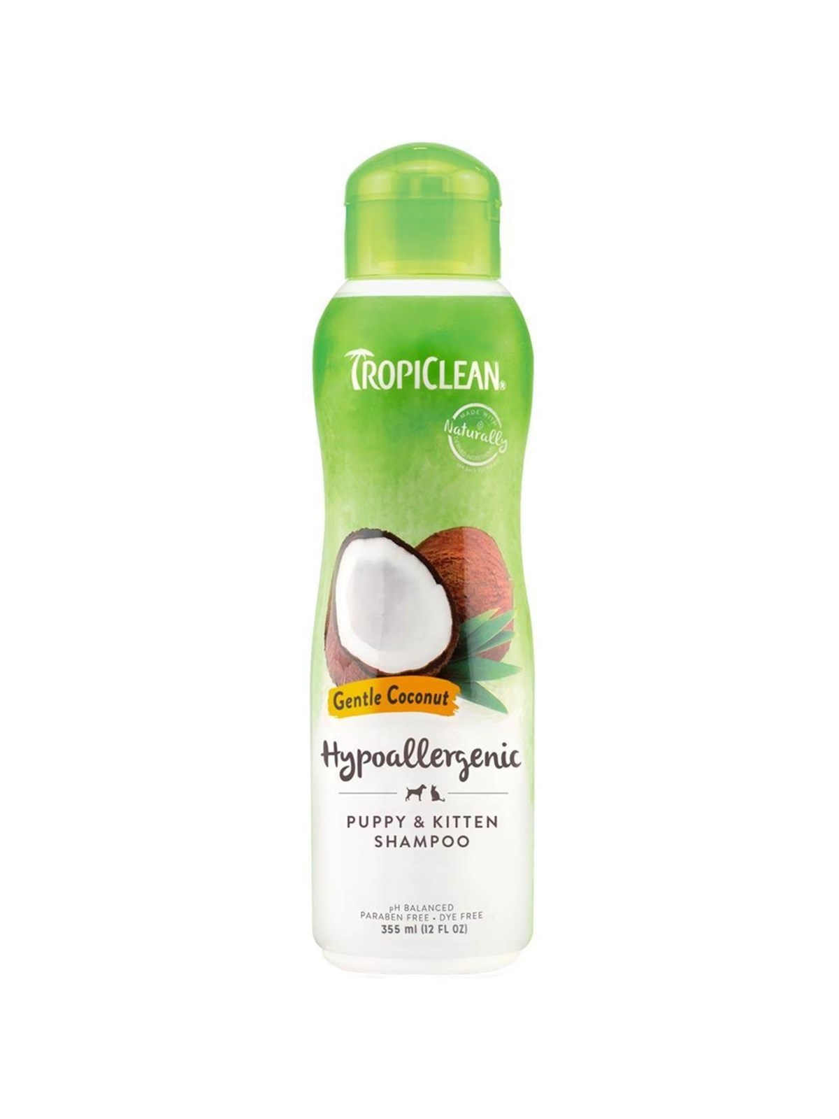 Tropiclean Gentle Coconut Hypoallergenic Shampoo Puppies & Kittens 355ml - Hunde - 61801