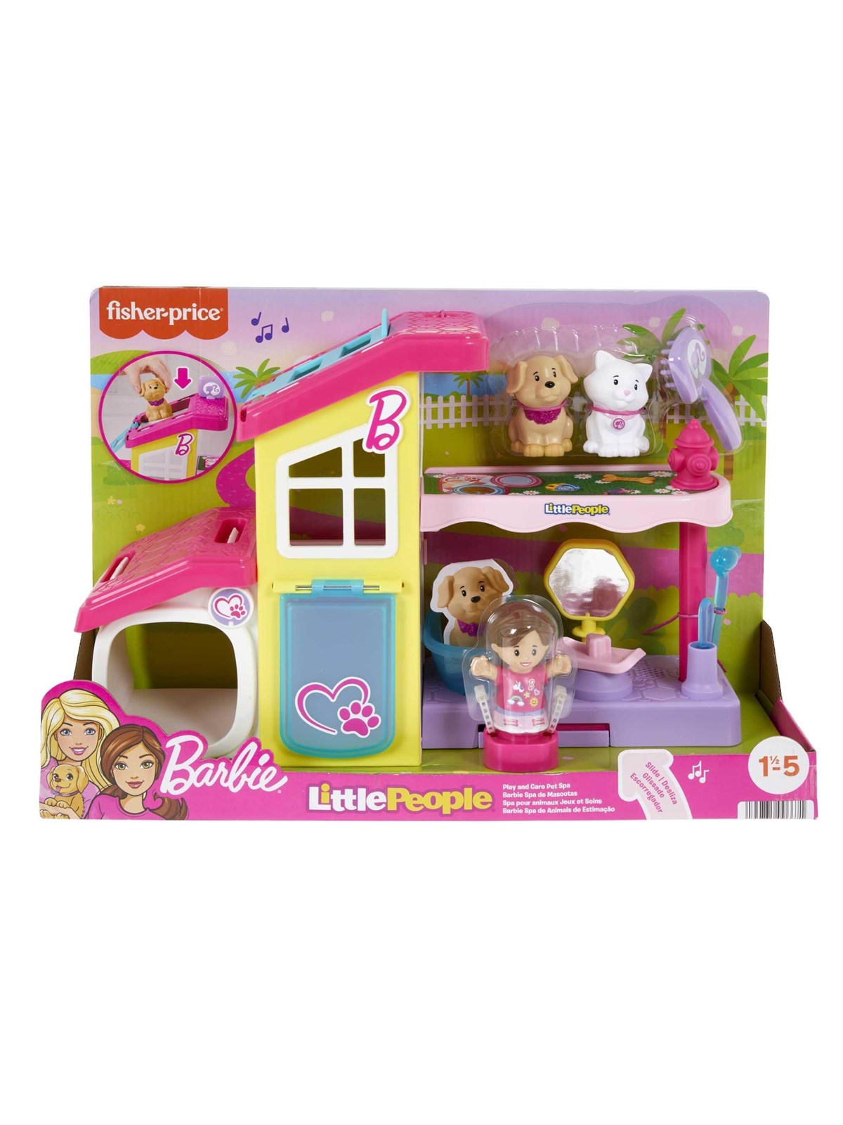 Fisher Price Little People Barbie Play & Care Pet Spa Playset - Baby Spielzeug - Hjw76