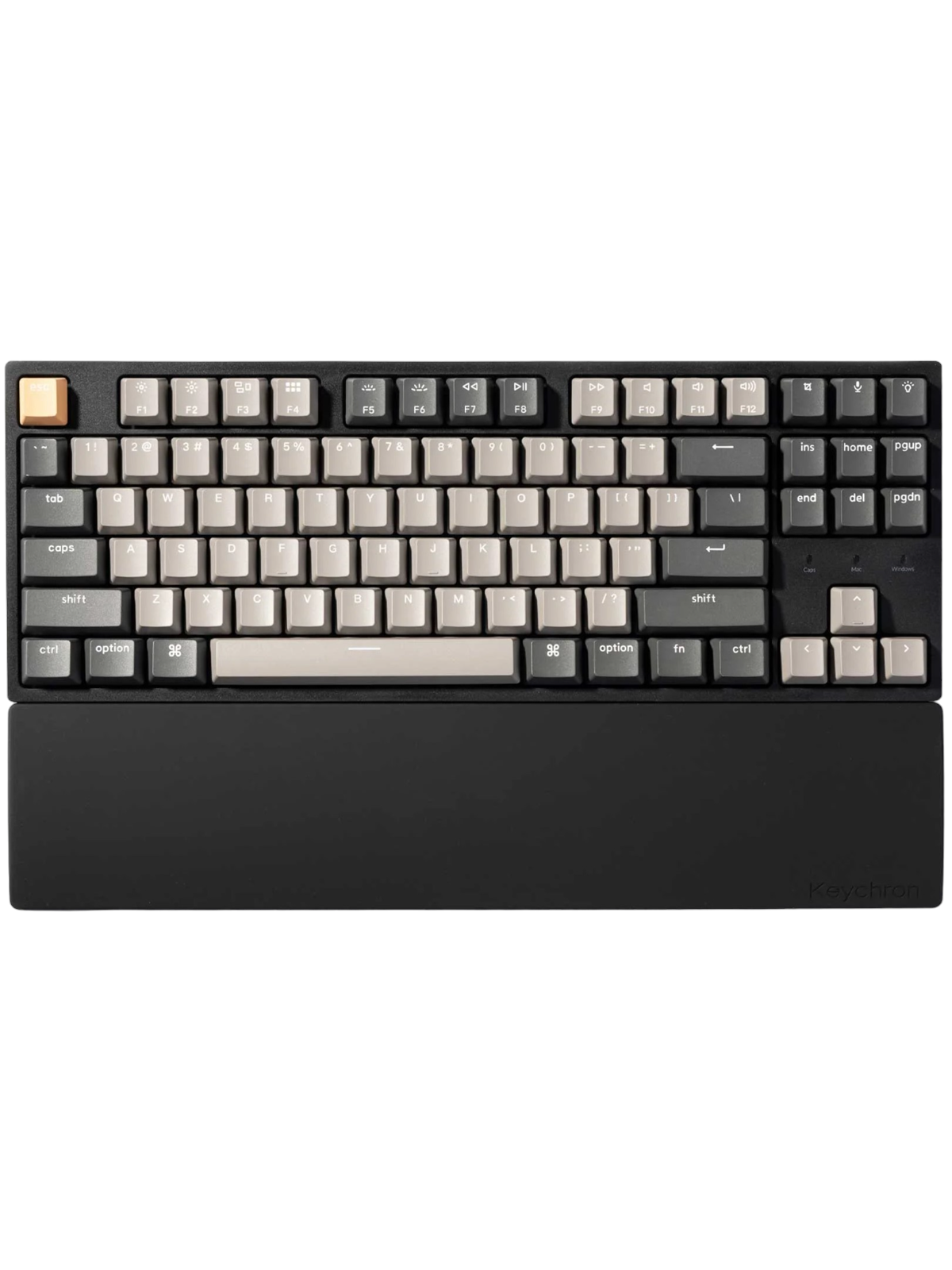 Keychron Silicone Palmrest K8 Series / C1 Series / L4 Series - Handgelenkstütze - Schwarz - Tastaturen - Pr45