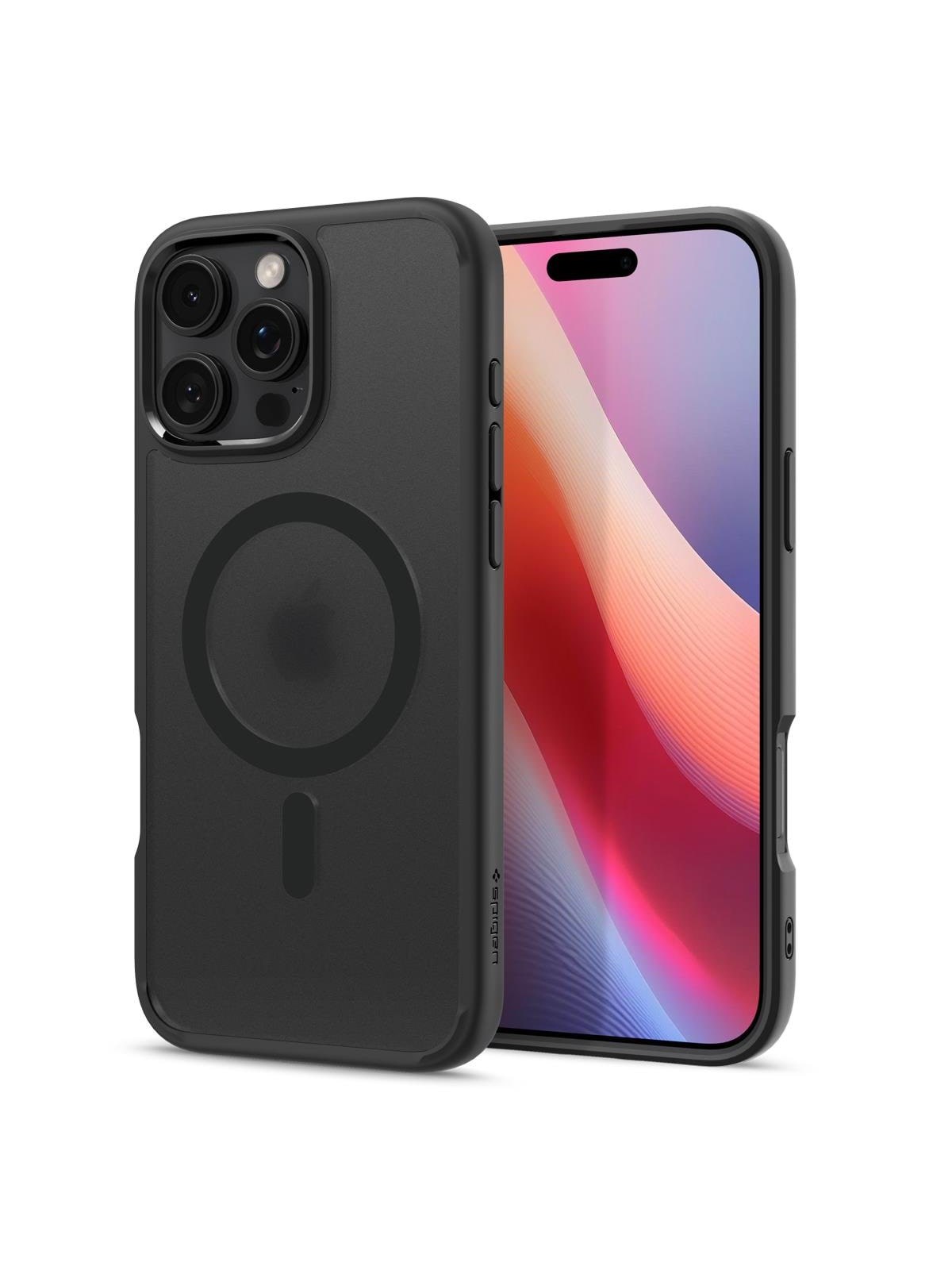 Spigen Ultra Hybrid Magsafe - Frost Black - Iphone 16 Pro - Handys Cover Cases - Acs08134