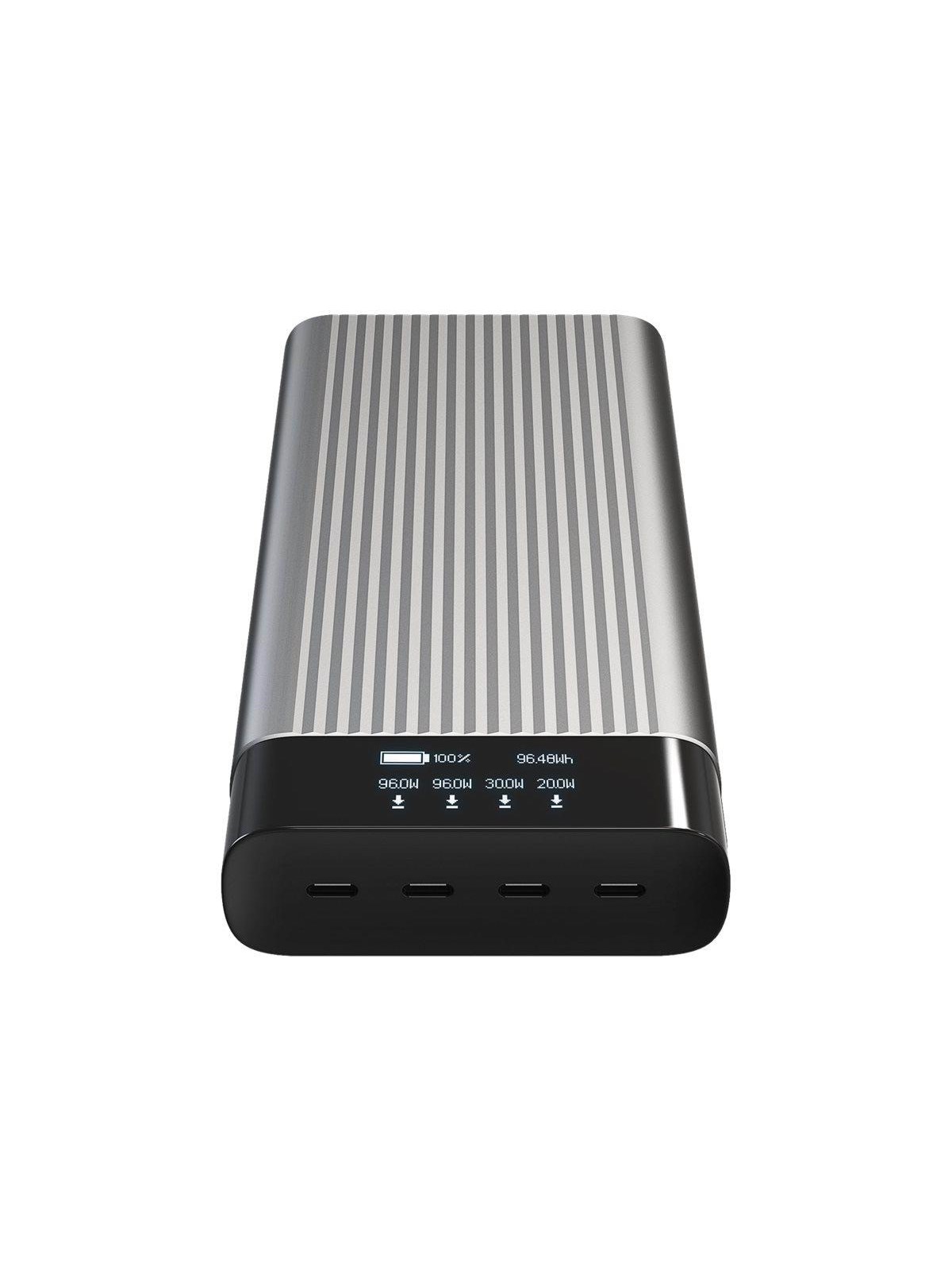 Hyper Juice Hj245b Power Bank - 4 x Usb-c - 245 Watt Powerbank (Akku) - Schwarz - 27000 Mah - Powerbank Akku
